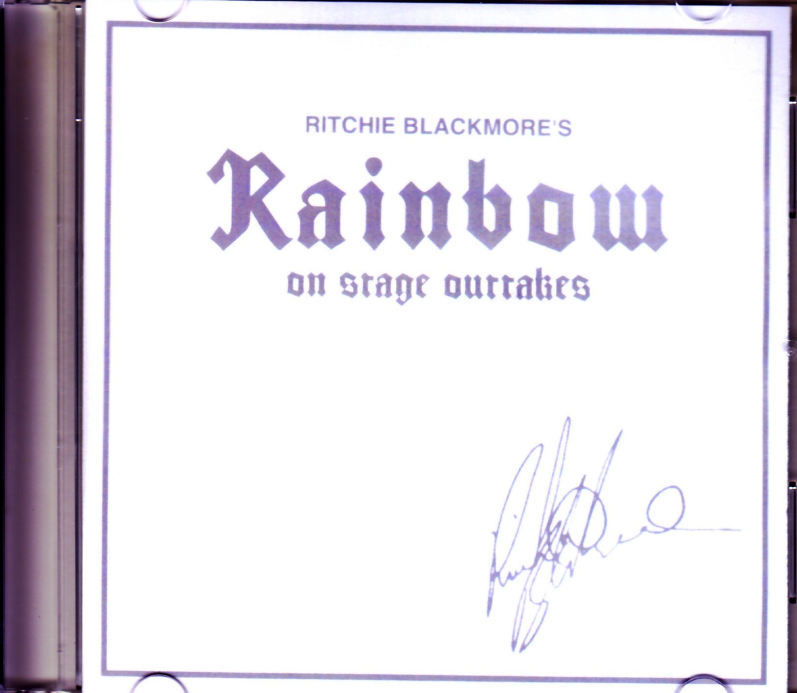 Rainbow レインボー/On Stage Outtakes