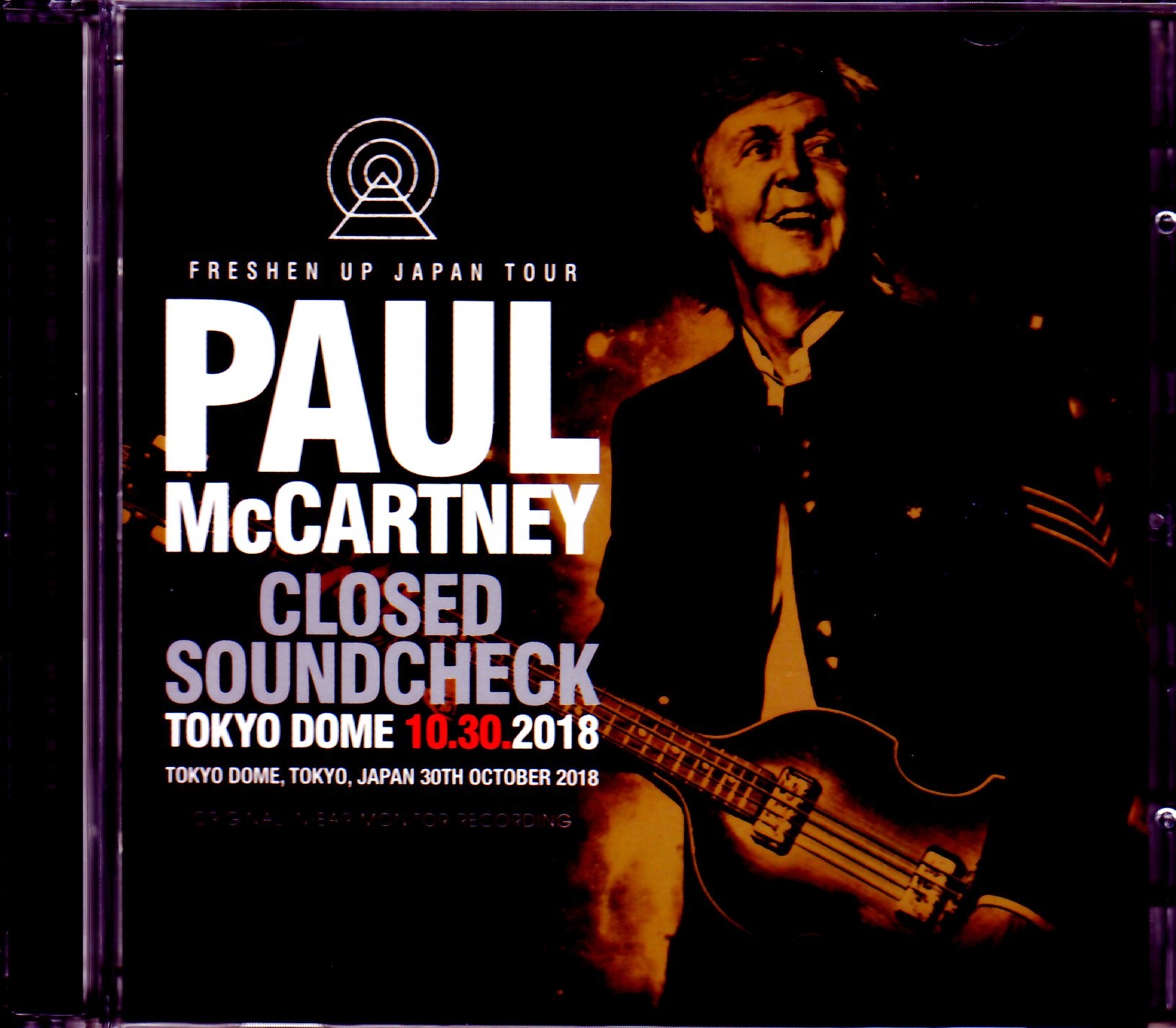 Paul McCartney ポール・マッカートニー/Tokyo,Japan 10.30.2018 Soundcheck IEM Rec Ver