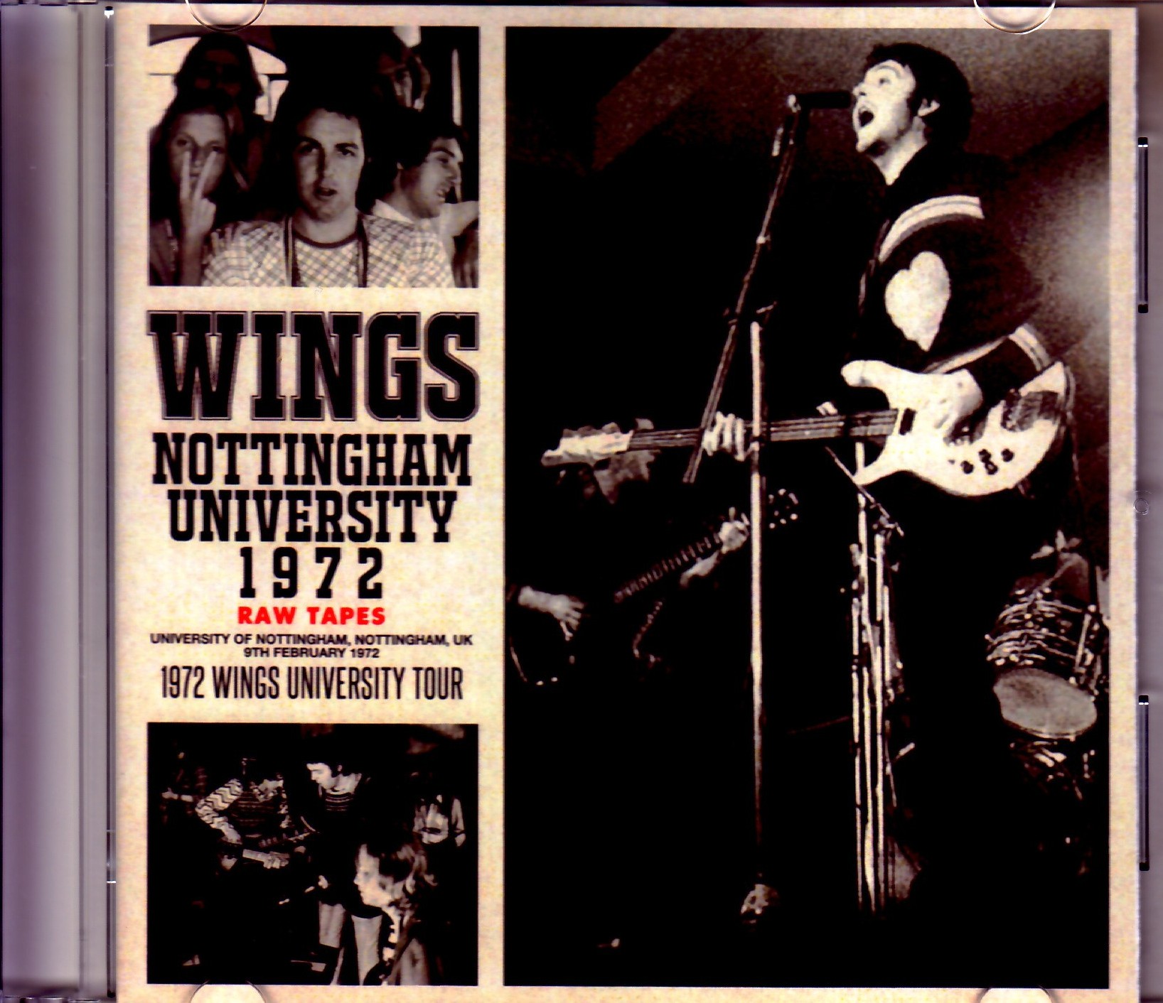 Paul McCartney,Wings ポール・マッカートニー ウイングス/UK 1972 Raw Tapes