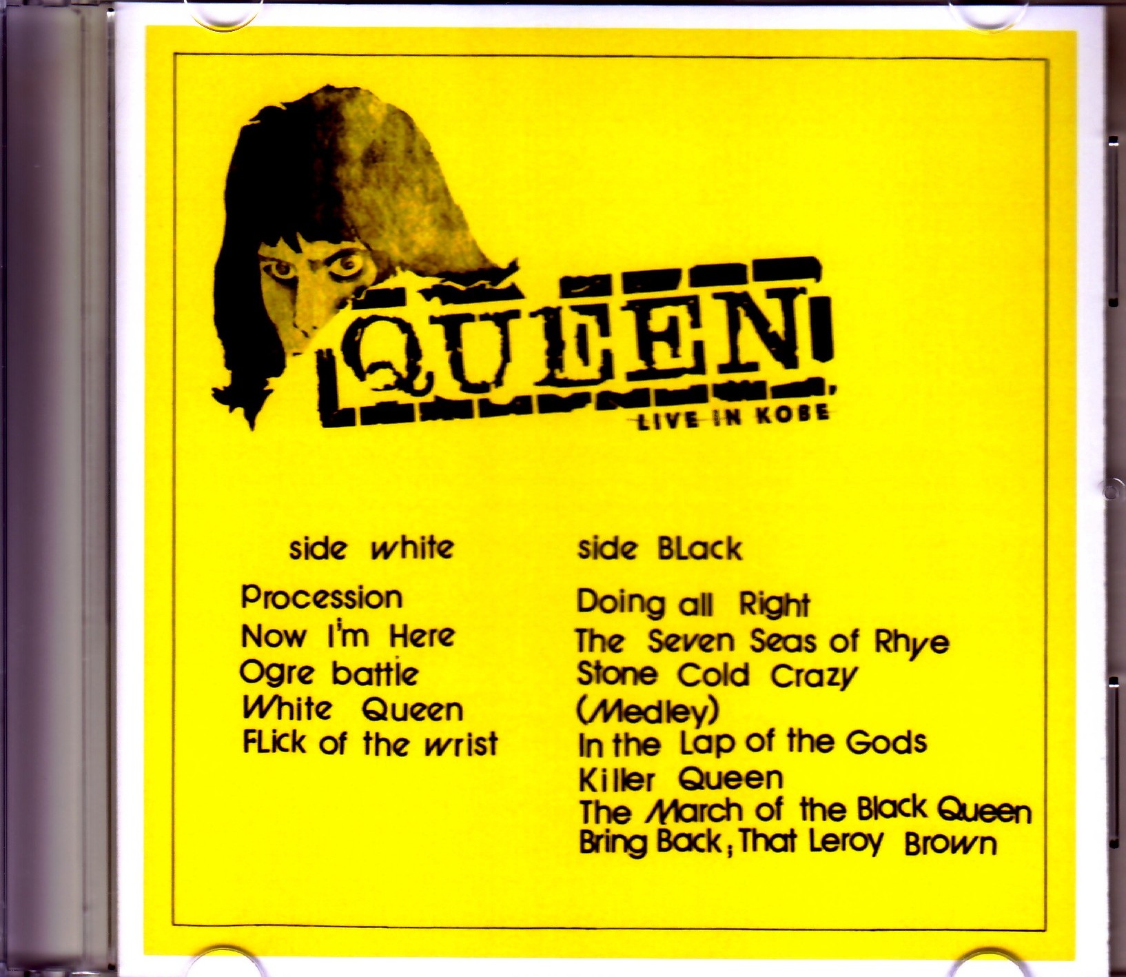 Queen クィーン/Hyogo,Japan 1975 LP Ver.