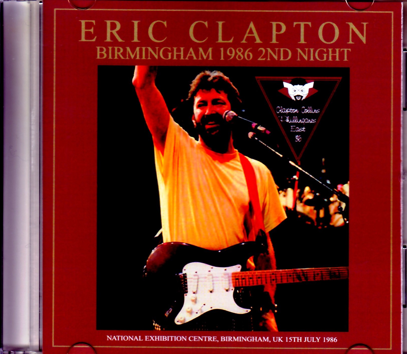 Eric Clapton エリック・クラプトン/UK 7.15.1986