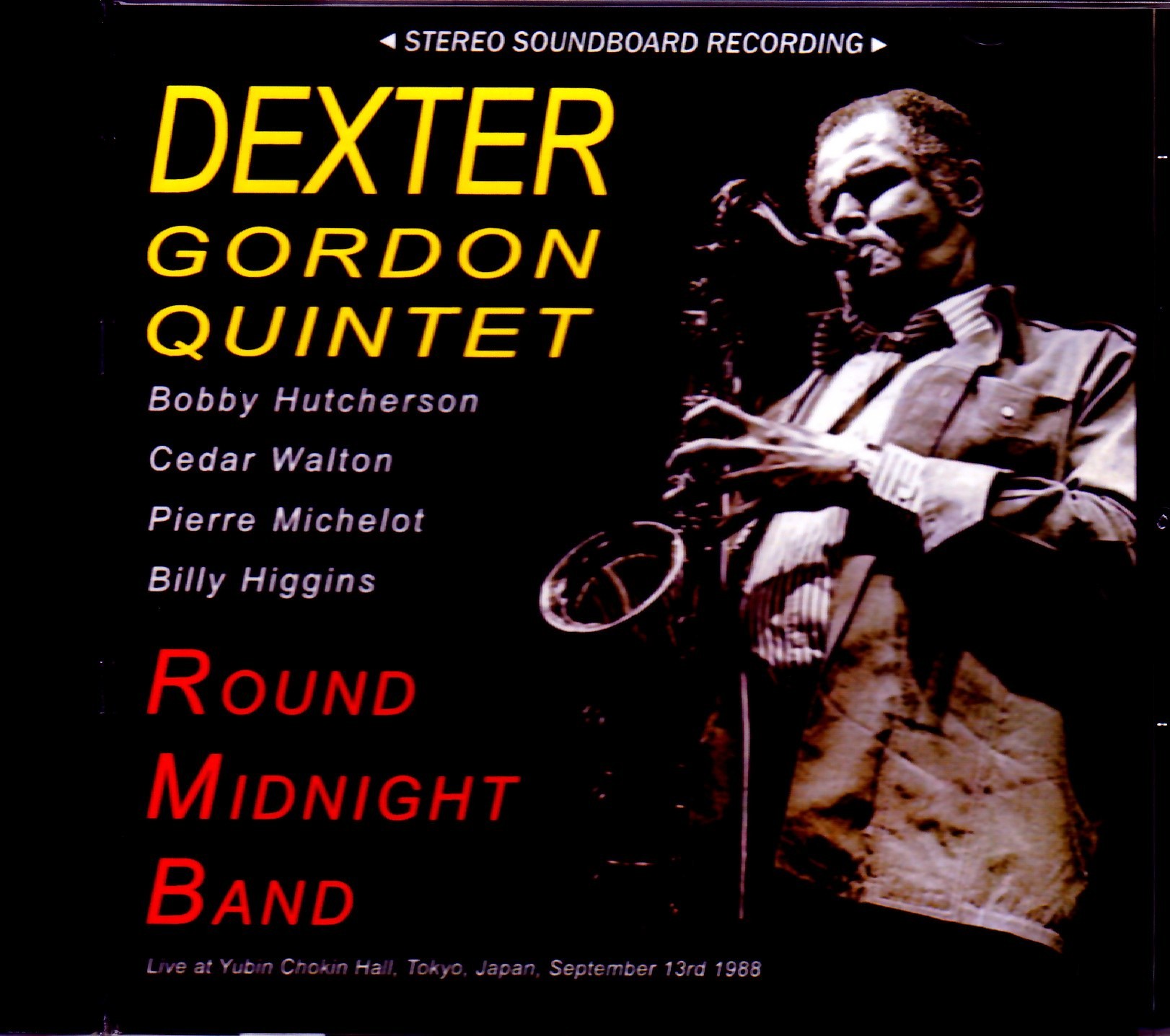 Dexter Gordon Quintet デクスター・ゴードン/Tokyo,Japan 1988