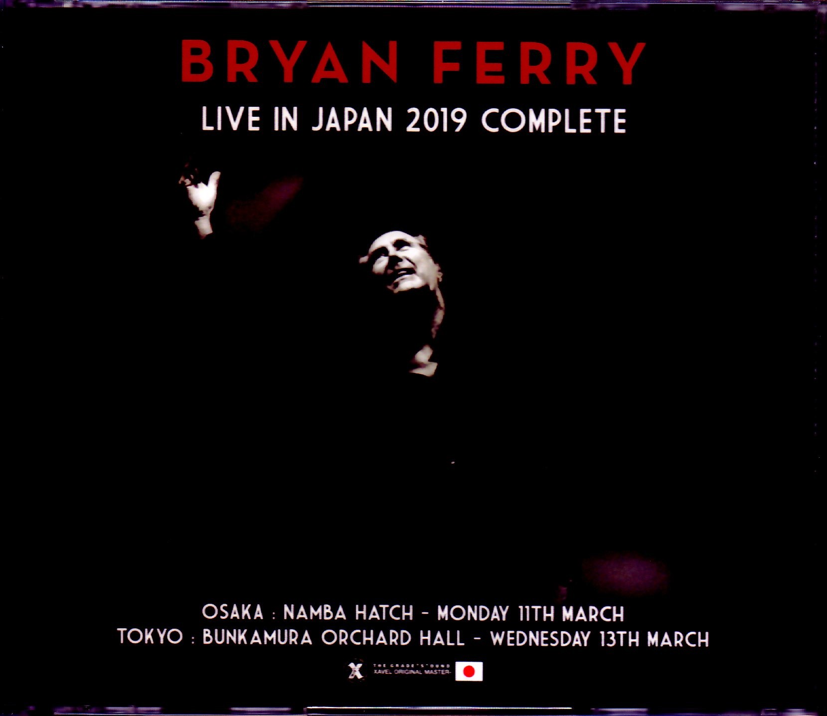 Bryan Ferry ブライアン・フェリー/Japan Tour 2019 Complete IEM Matrix Ver