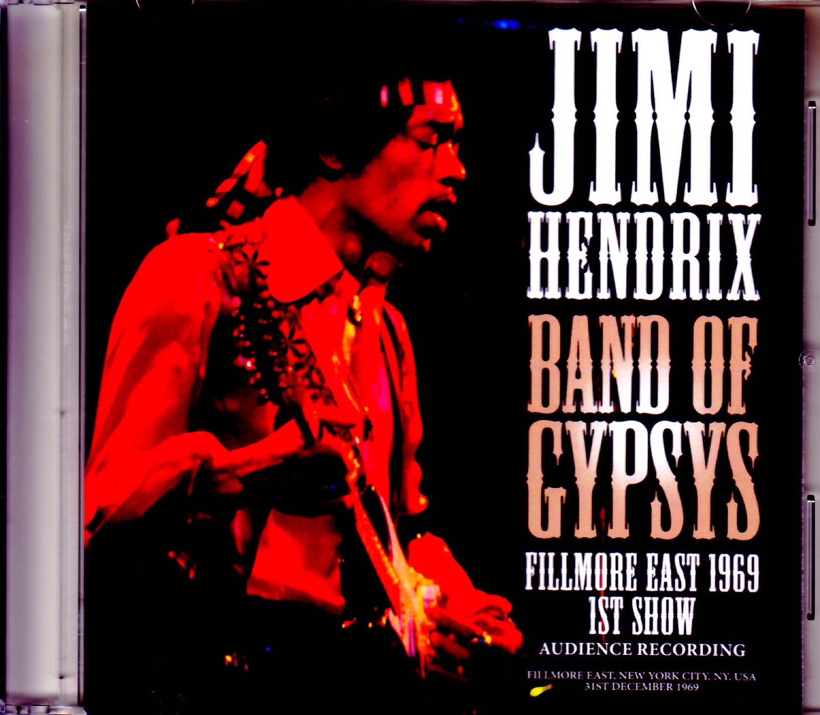 Jimi Hendrix,Band of Gypsys ジミ・ヘンドリックス/NY,USA 1969 1st Show AUD Recording