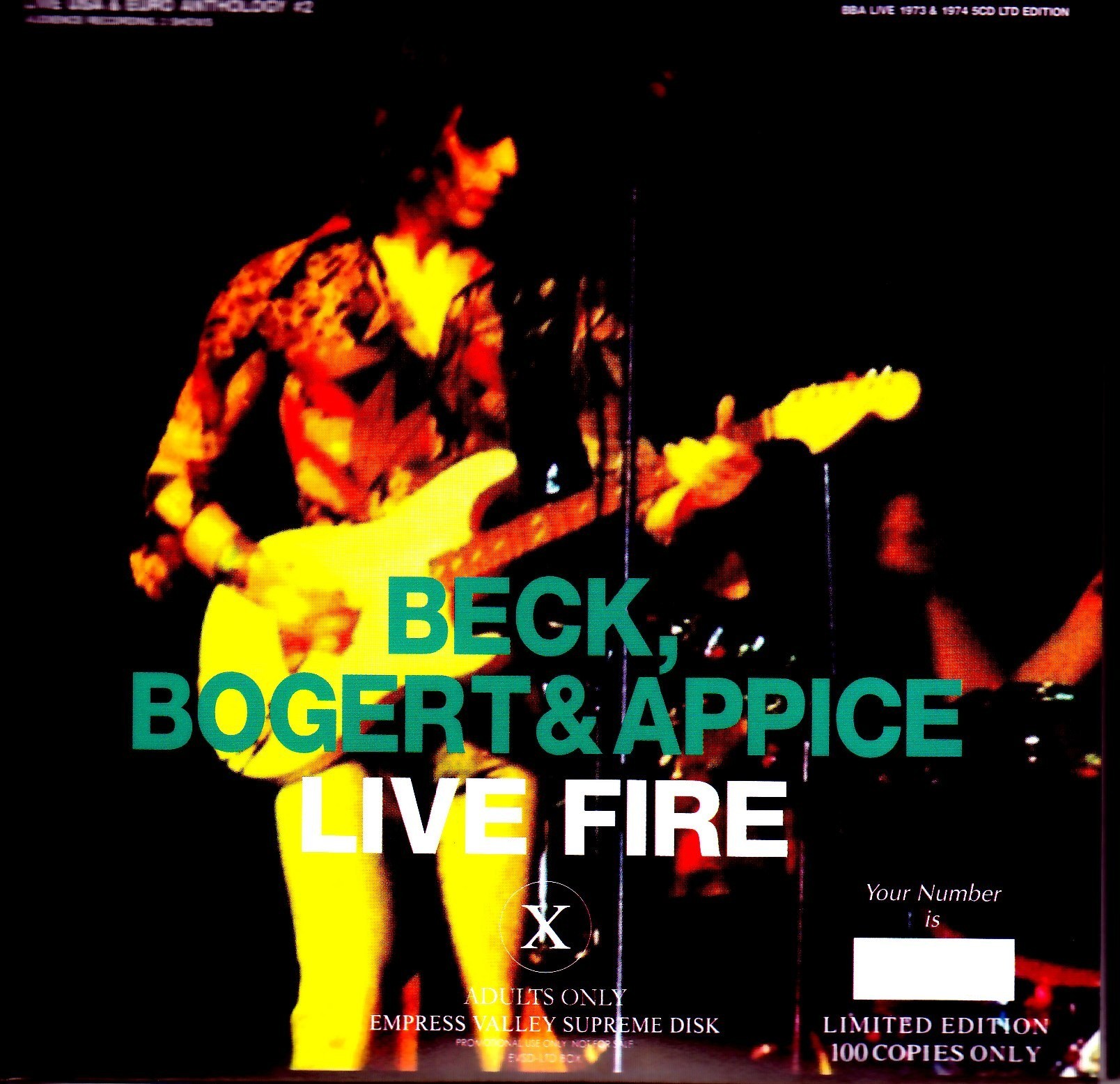 BB & A Beck,Bogert & Appice ベック・ボガード・アンド・アピス/Live Anthology Vol.2