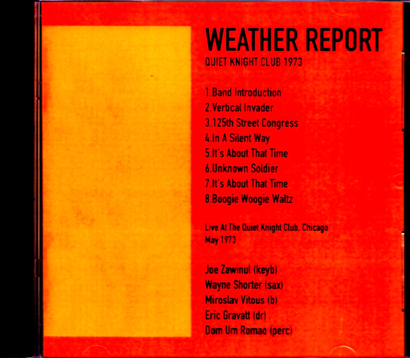 Weather Report ウェザー・リポート/IL,USA 1973
