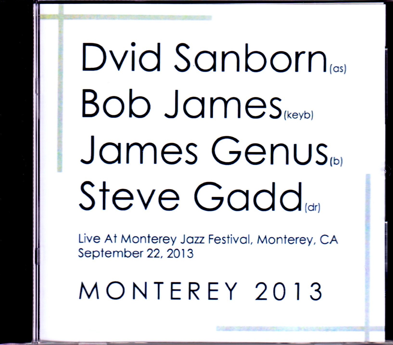 David Sanborn,Bob James デビッド・サンボーン ボブ・ジェームス/Canada 2013
