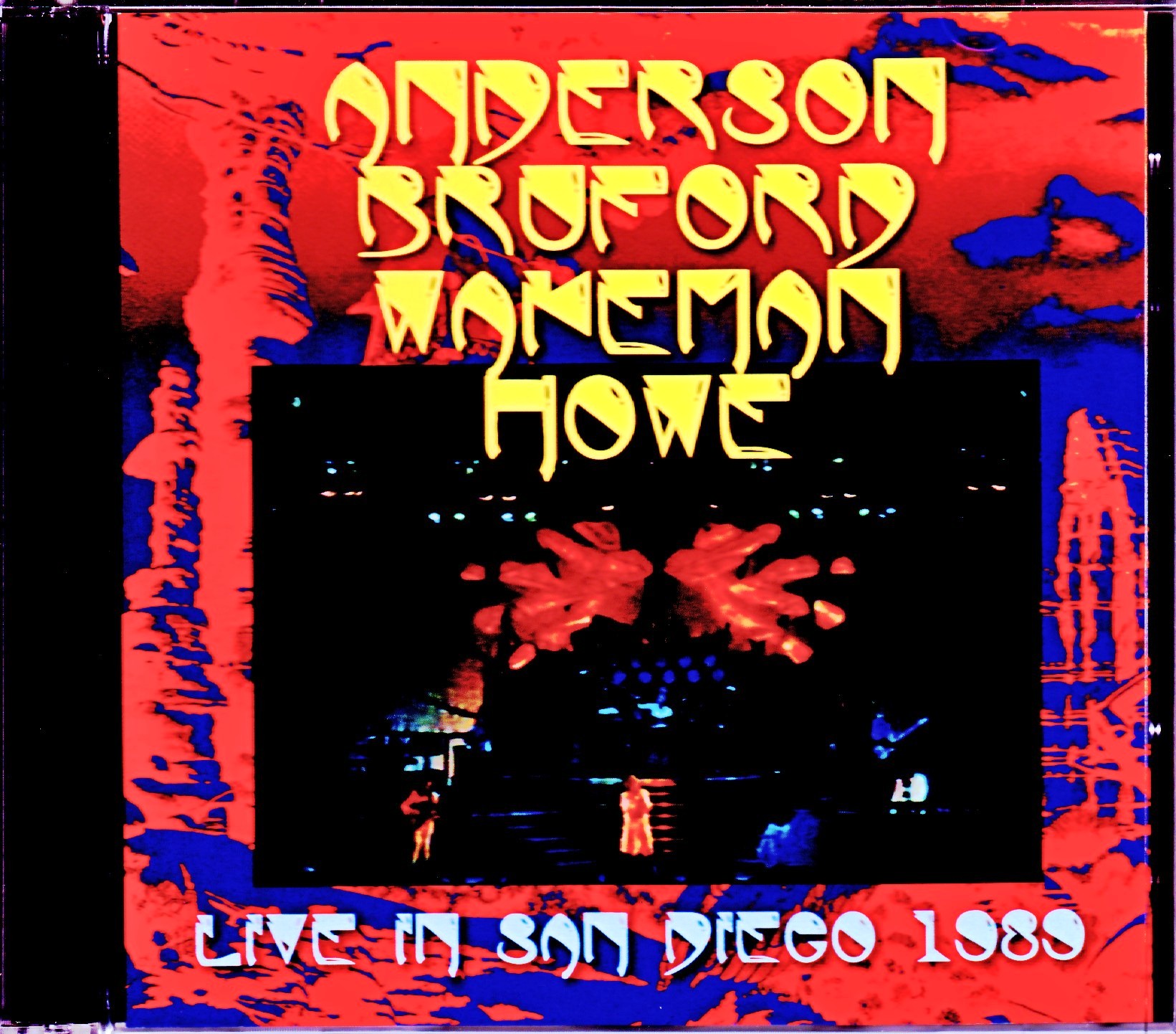 Jon Anderson Bill Bruford Rick Wakeman Steve Howe アンダーソン・ブラフォード・ウェイクマン・ハウ/CA,USA 1989