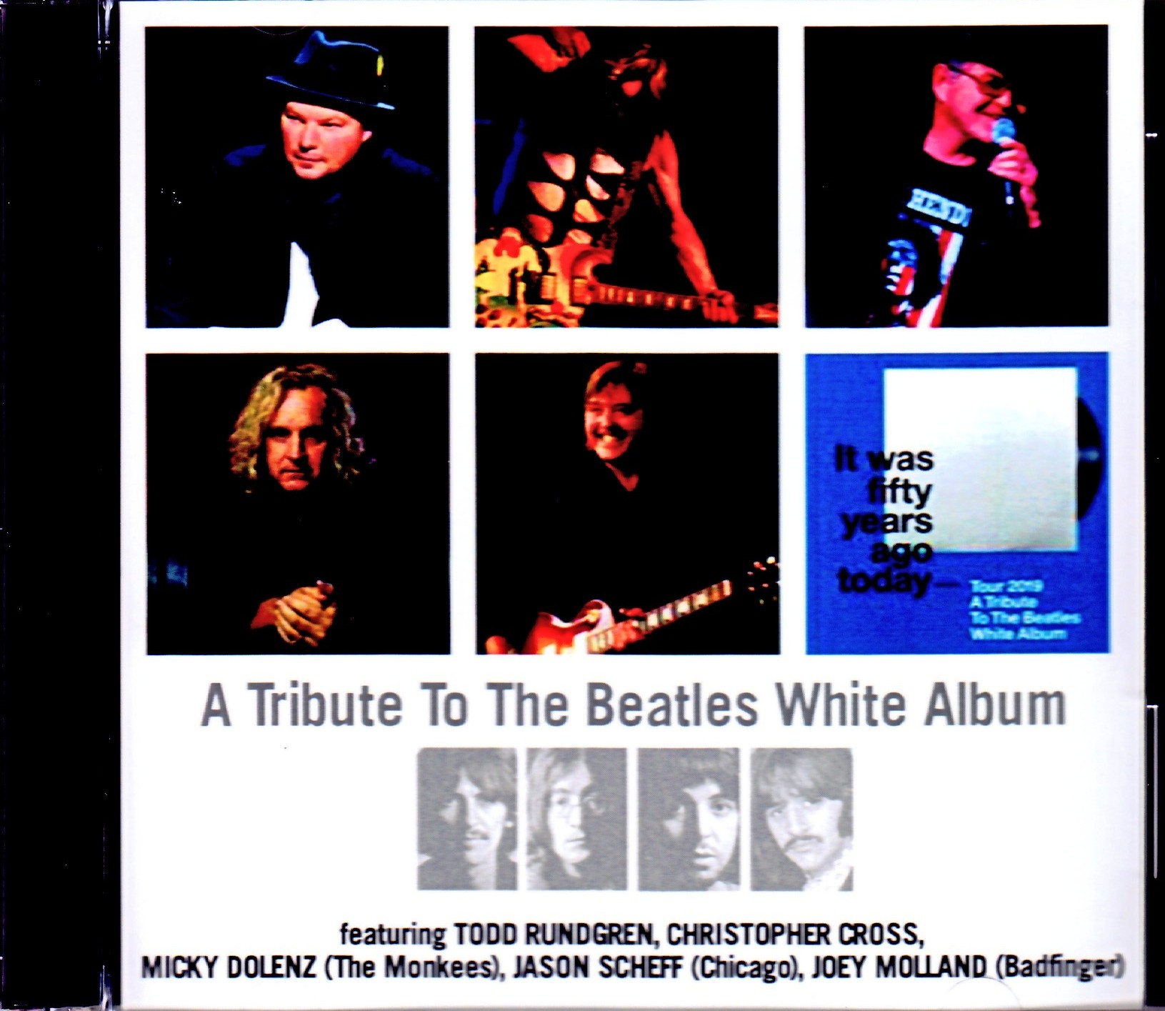 Various Artists Christopher Cross,Monkees,Tod Rundgren/CT,USA 2019 Tribute to Beatles White Album