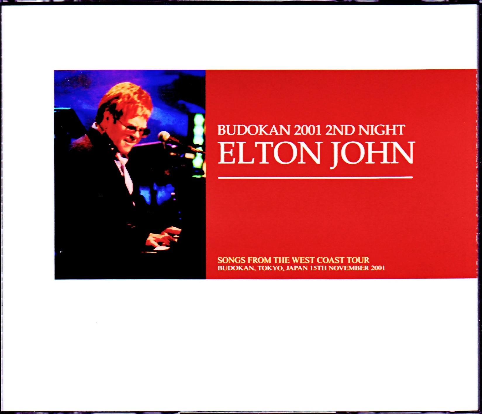 Elton John エルトン・ジョン/Tokyo,Japan 11.15.2001