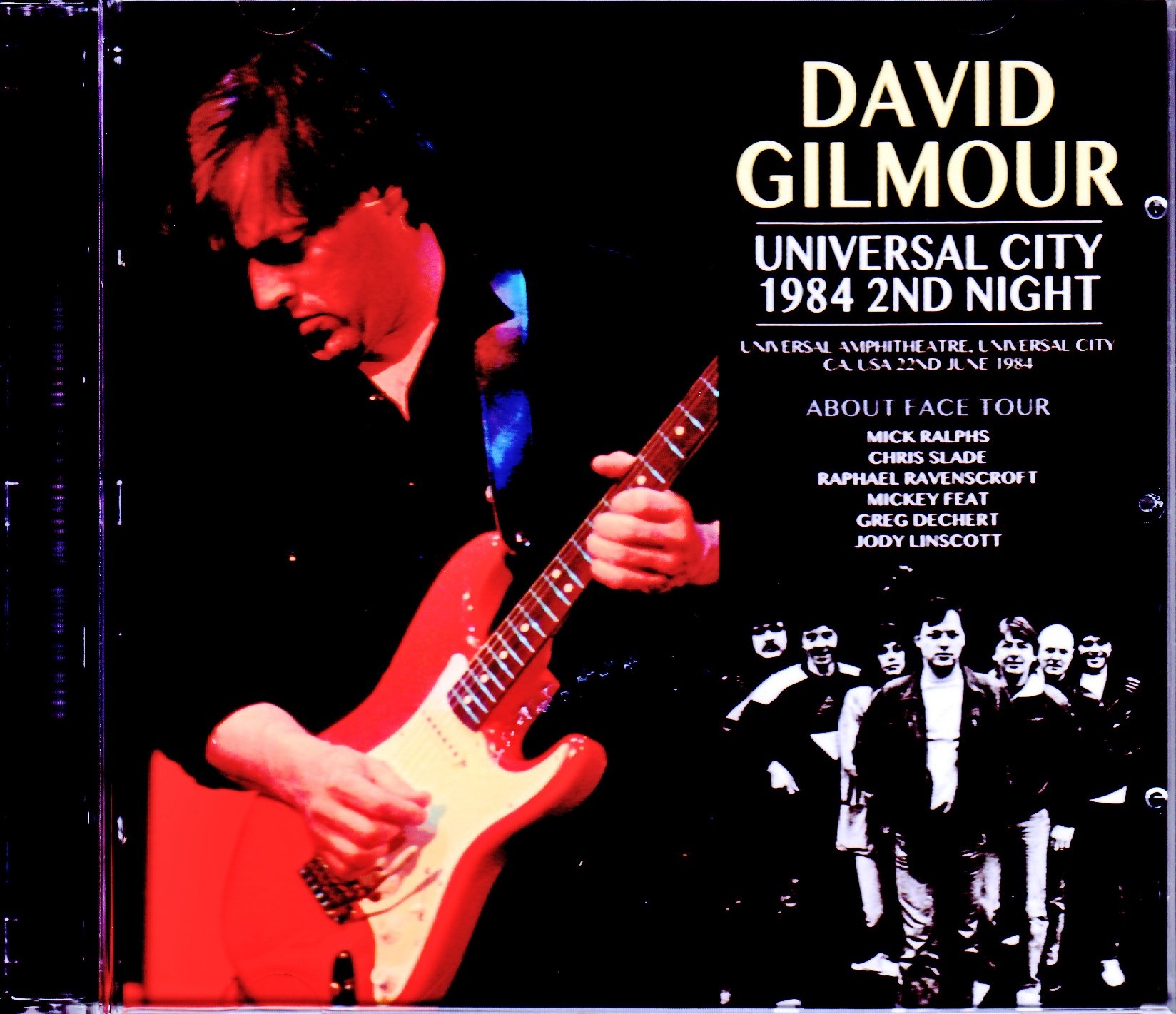David Gilmour デヴィッド・ギルモア/CCA,USA 6.22.1984