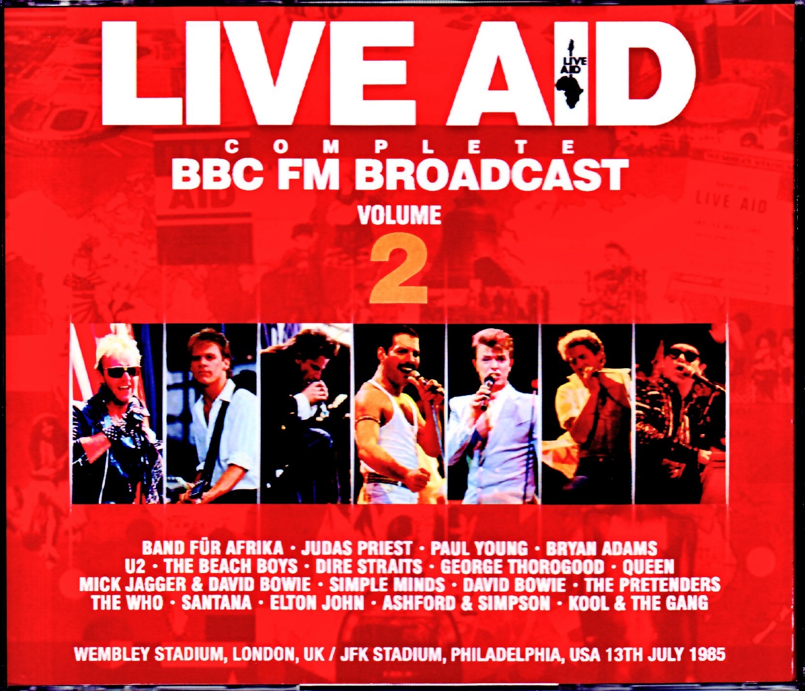 Various Artists Who,The,Beach Boys,Queen,David Bowie,Elton John/London,UK & PA,USA 1985 Off-Air Mastrers Vol.2