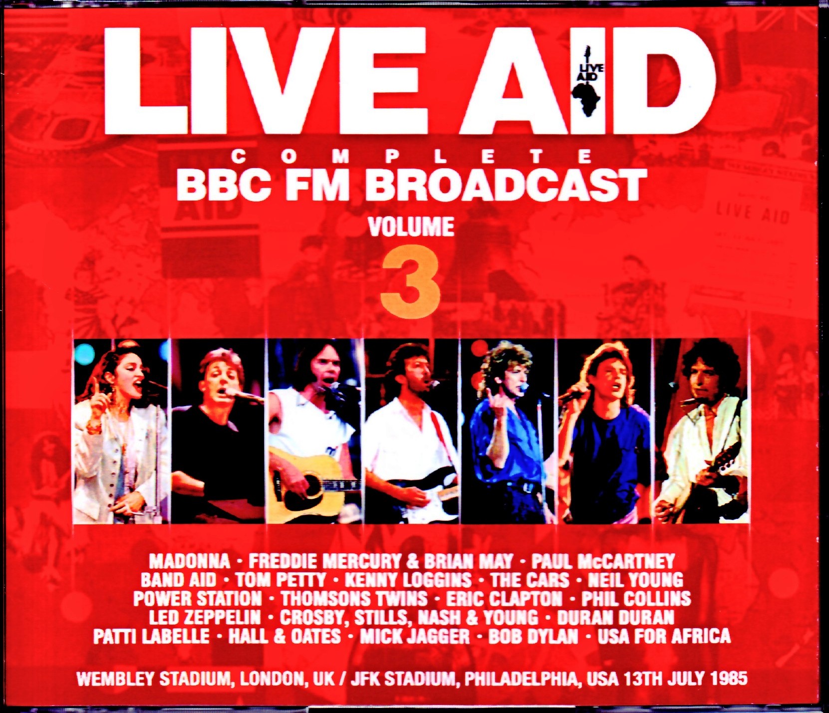 Various Artists Madonna,Paul McCartney,Hall & Oates,Bob Dylan,Duran Duran/London,UK & PA,USA 1985 Off-Air Mastrers Vol.3