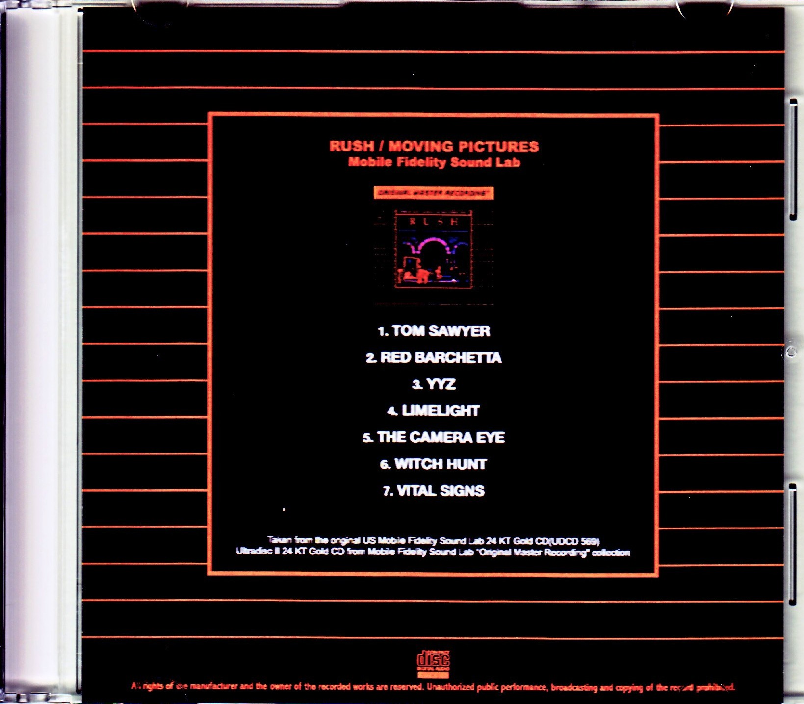 Rush ラッシュ/Signals Original US Mobile Sound Lab