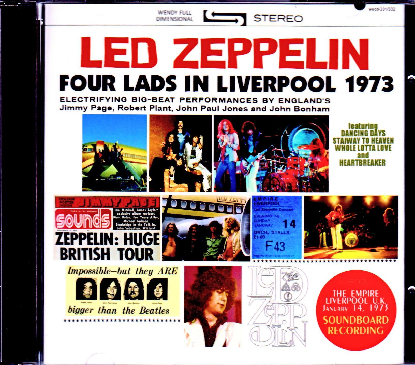 Led Zeppelin レッド・ツェッペリン/UK 1973 2Source Soundboards