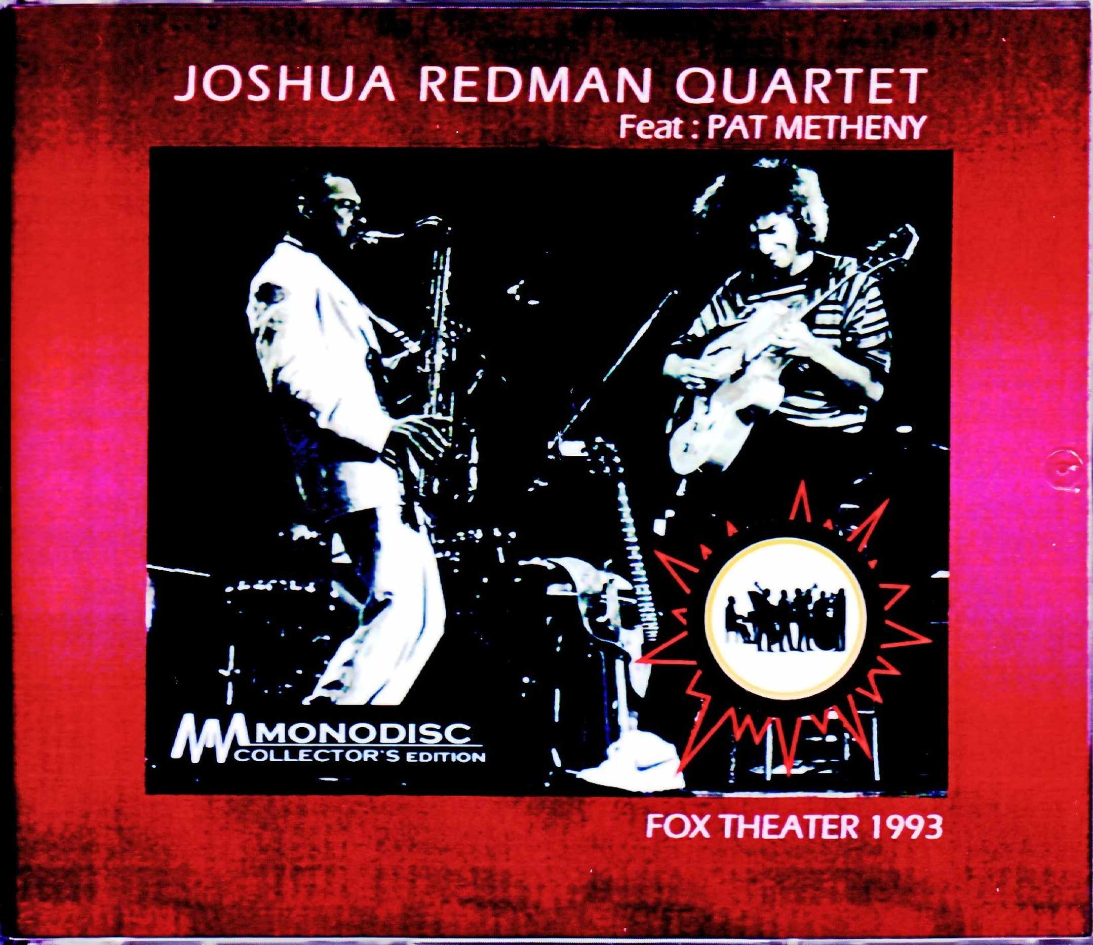 Joshua Redman Quartet,Pat Metheny ジョシュア・レッドマン パット・メセニー/CO,USA 1993