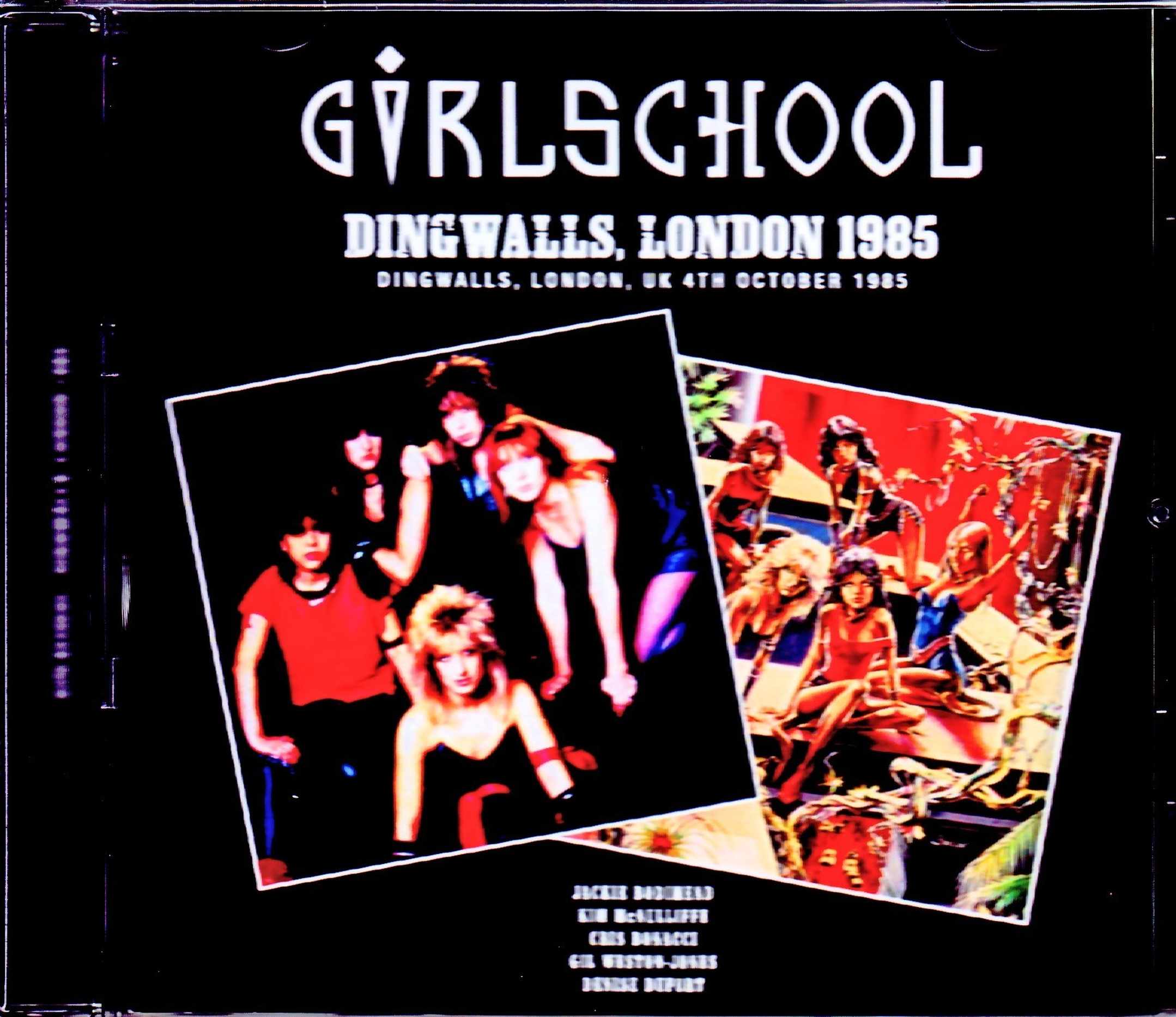 Girlschool ガールスクール/London,UK 1985 & SC
