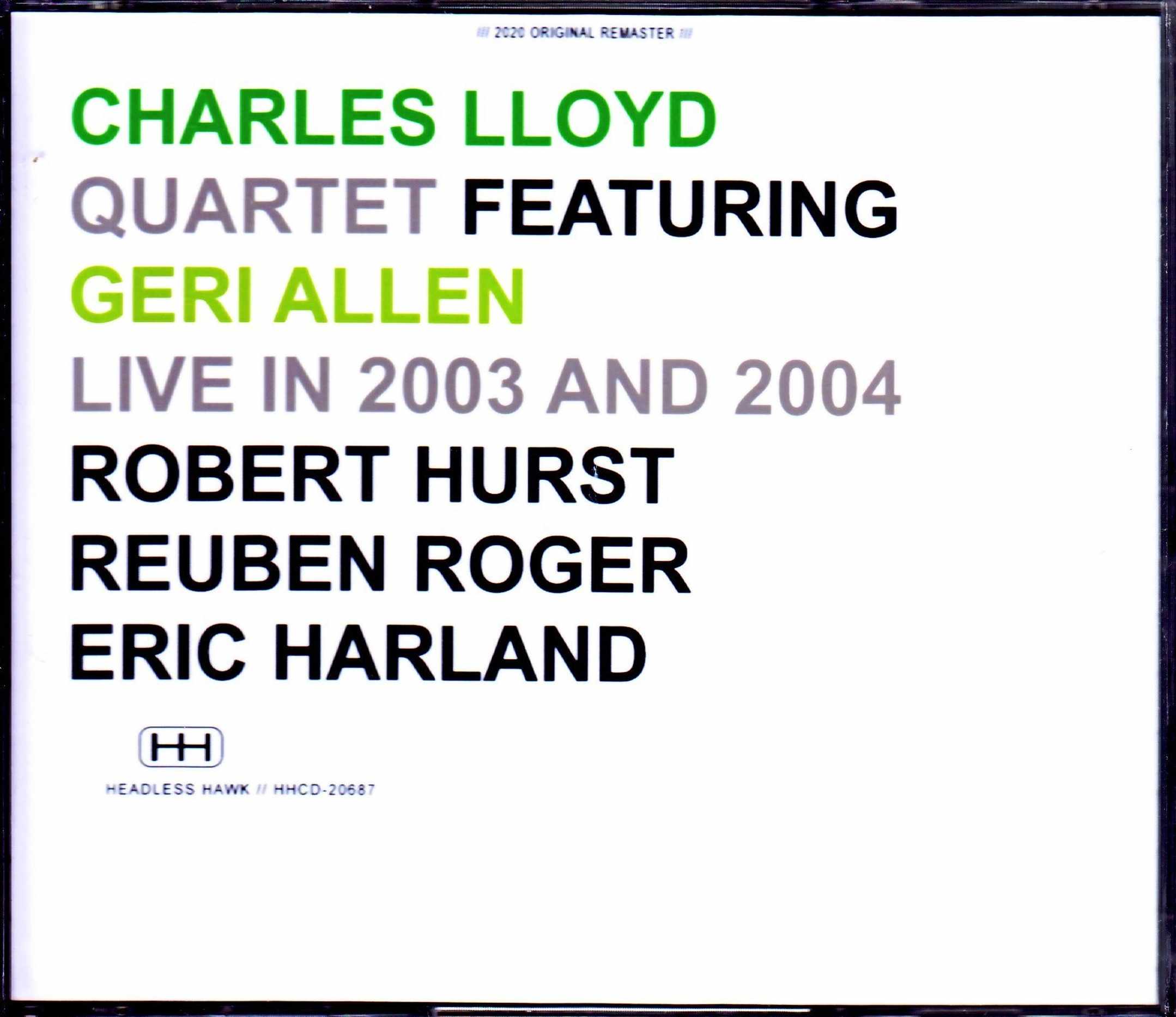 Charles Lloyd Quartet,Geri Allen チャールズ・ロイド ジュリ・アレン/NY,USA 2003 & more