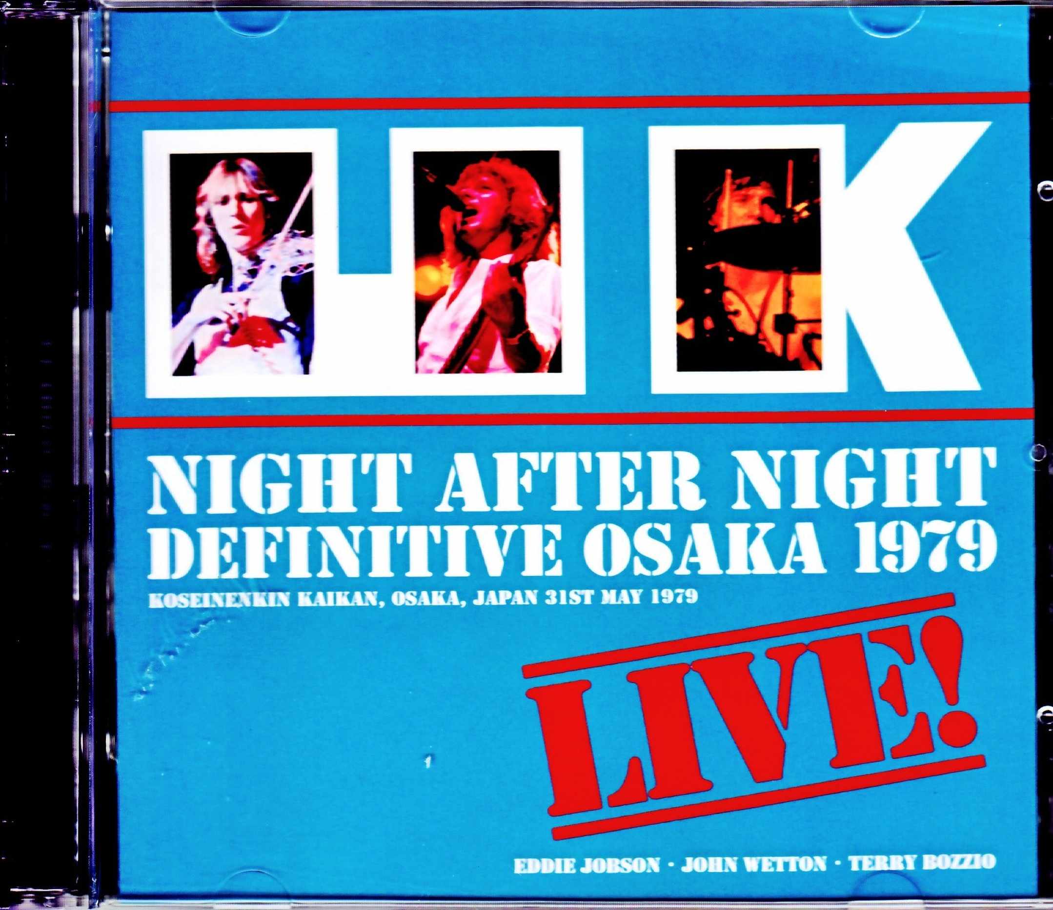 UK,John Wetton,Eddie Jobson ジョン・ウェットン エディ・ジョブソン/Osaka,Japan 1979