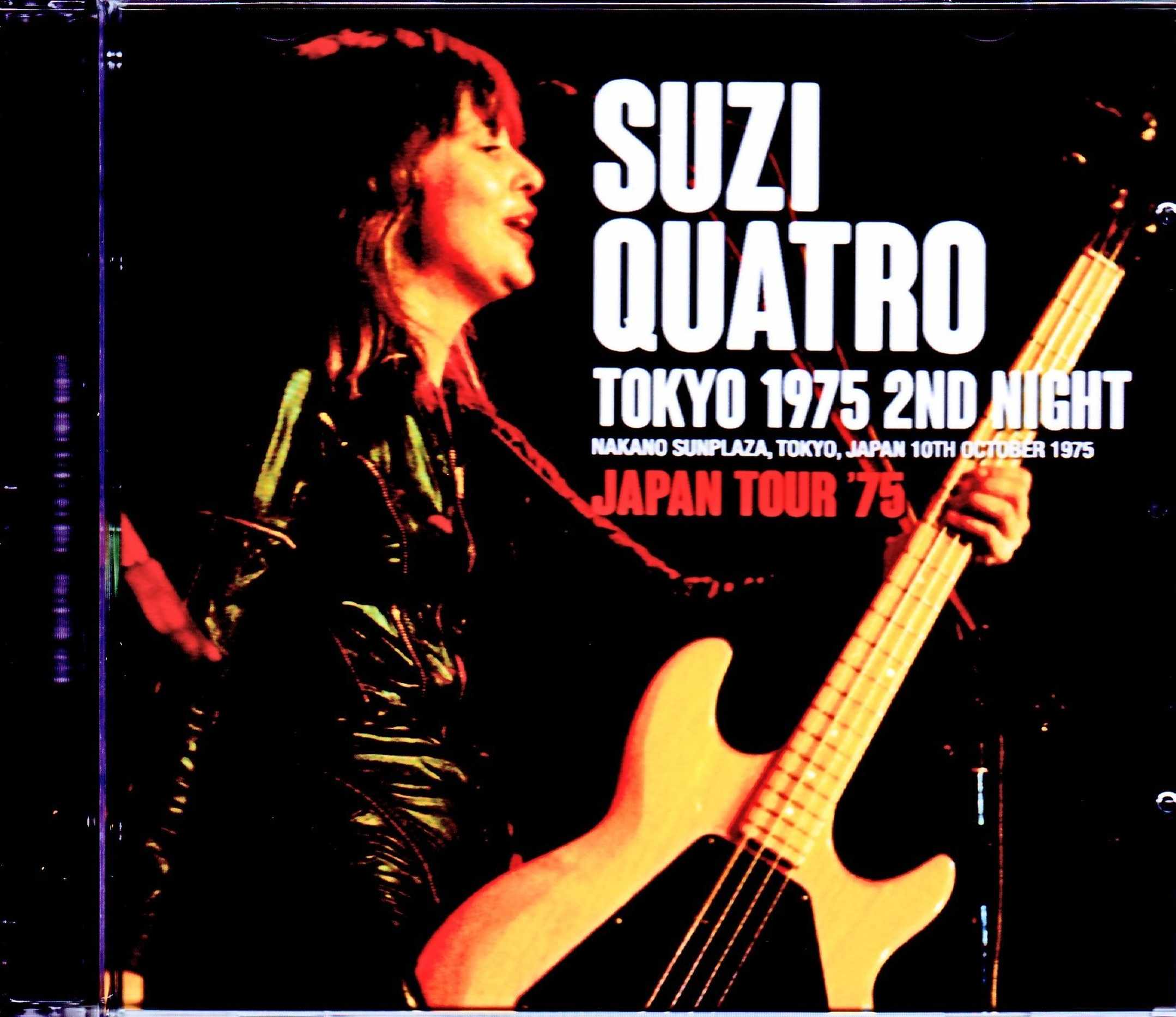 Suzi Quatro スージー クアトロ Tokyo Japan 10 10 1975