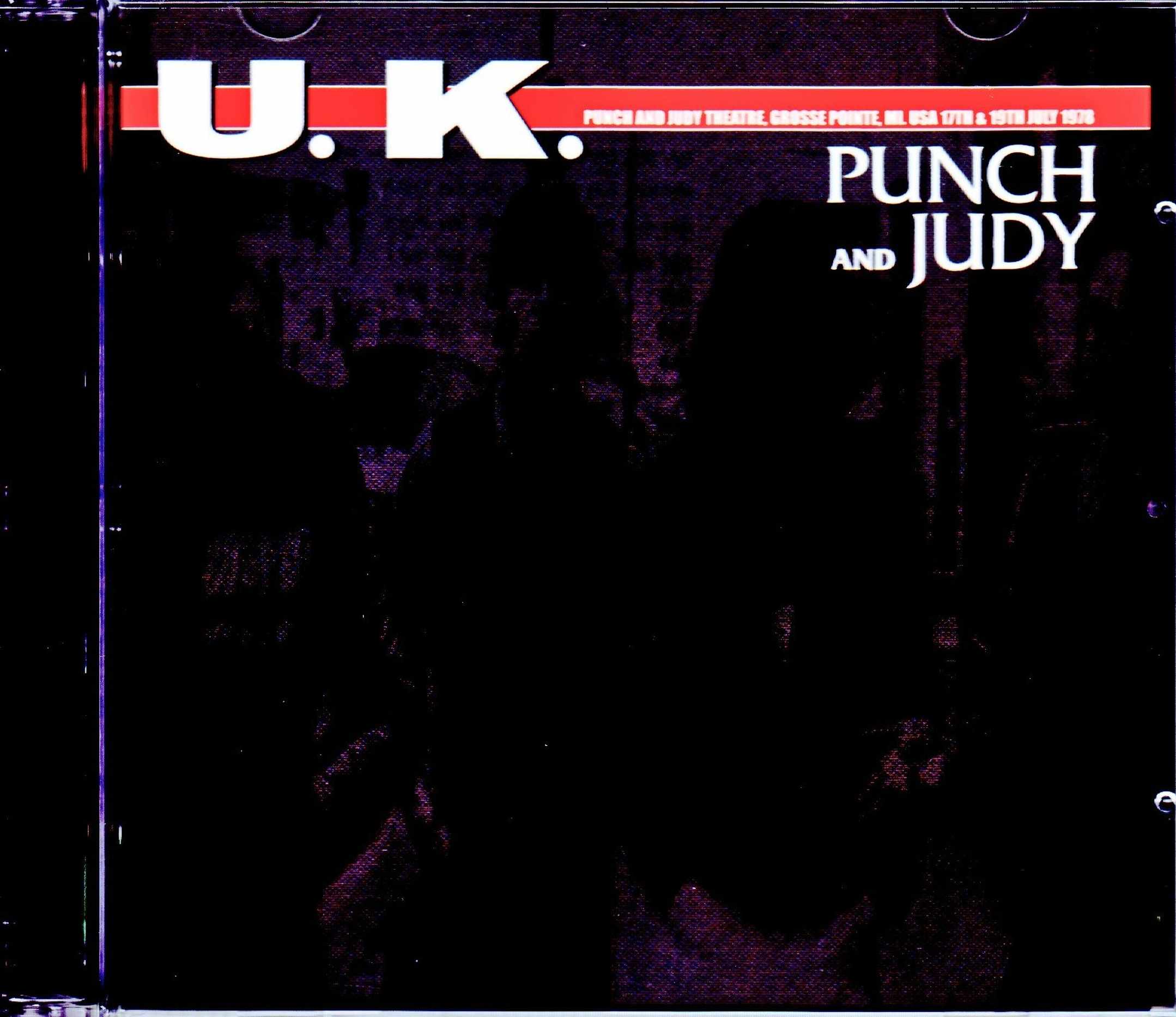 U.K. Bill Bruford,John Wetton ビル・ブラッフォード ジョン・ウェットン/MI,USA 1978 2Days Complete