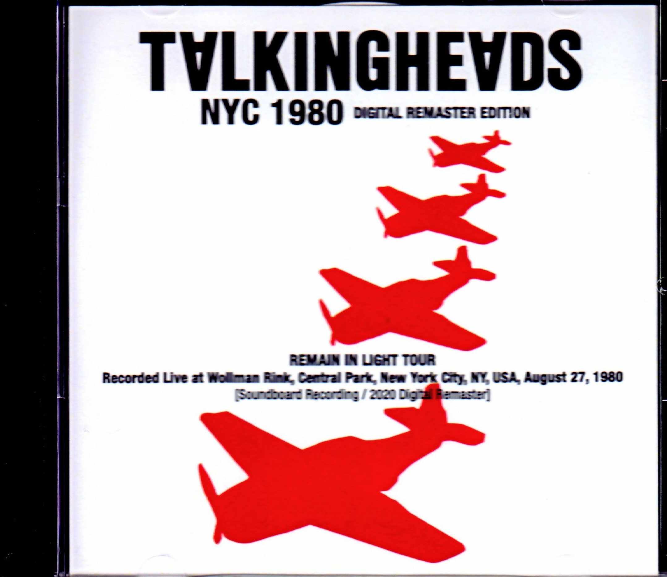 Talking Heads トーキング・ヘッズ/NY,USA 1980 Digital Remaster