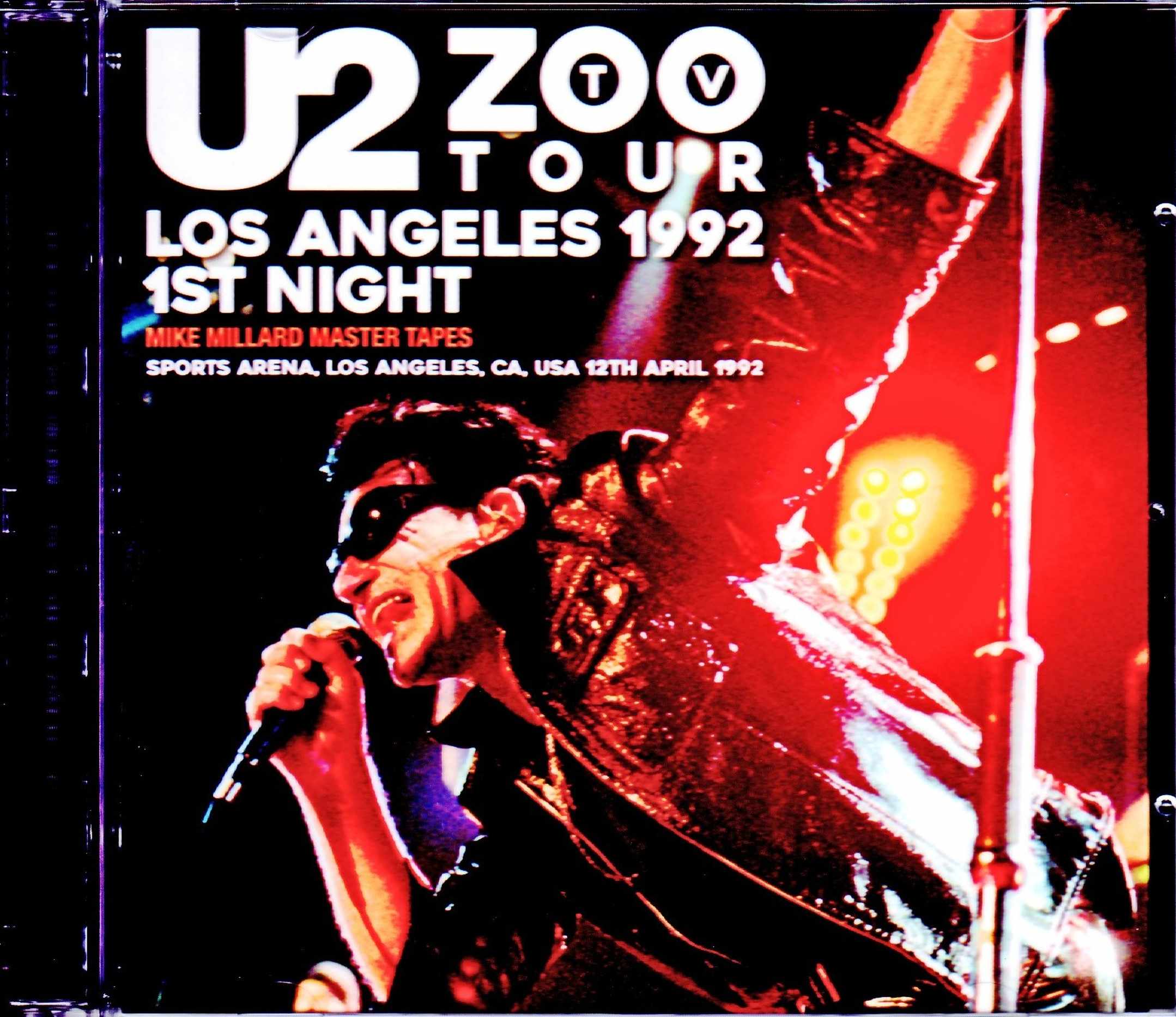 U2 ユーツー/CA,USA 4.12.1992 Mike Millard Master Tapes