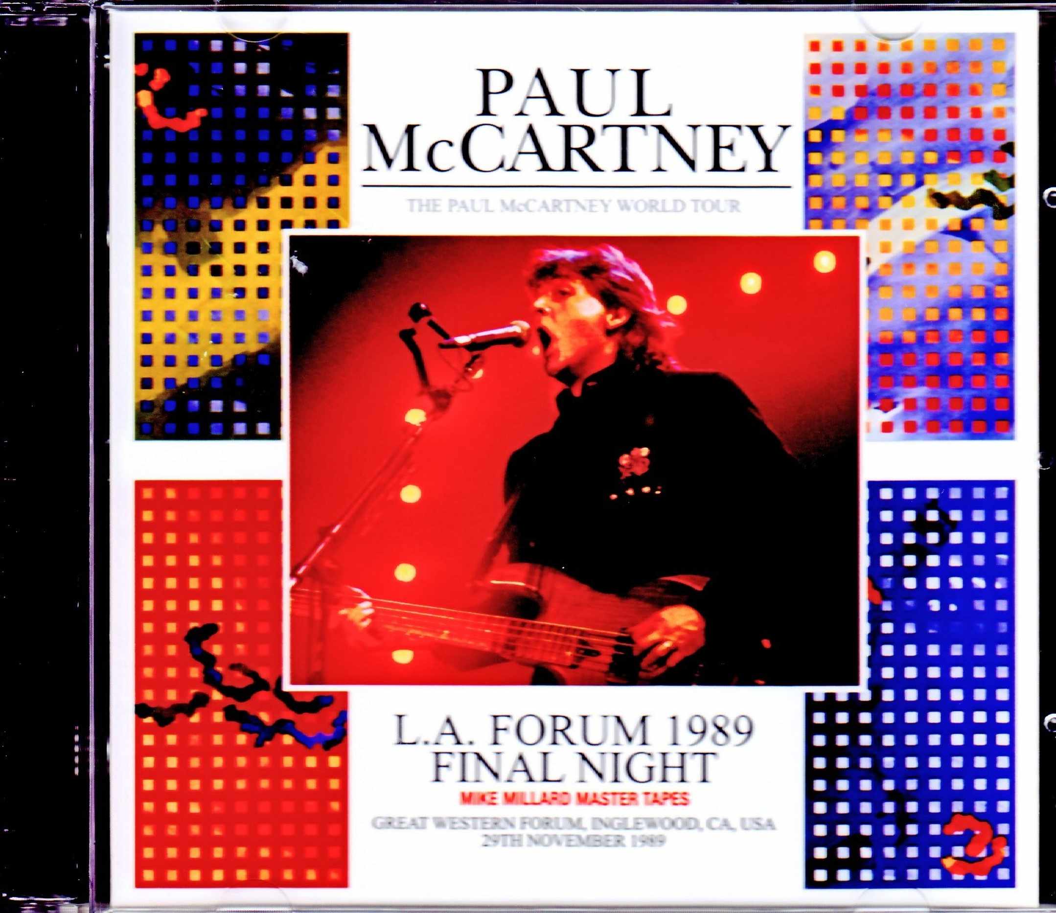 Paul McCartney ポール・マッカートニー/CA,USA 11.29.1989  Remastered