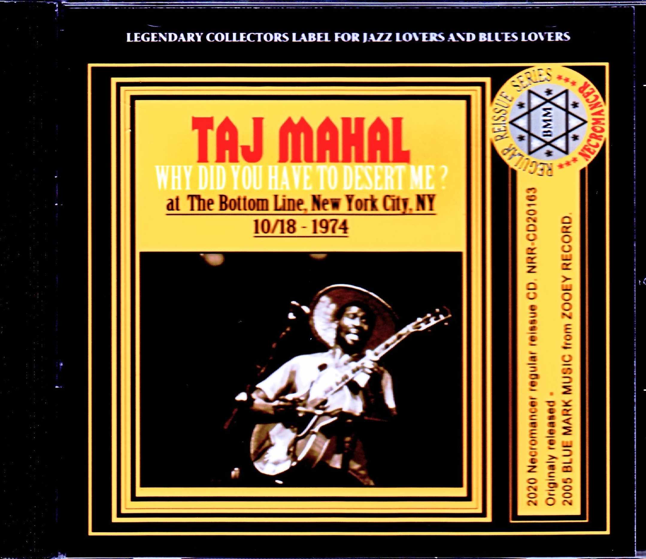 Taj Mahal タジ・マハル/NY,USA 1974