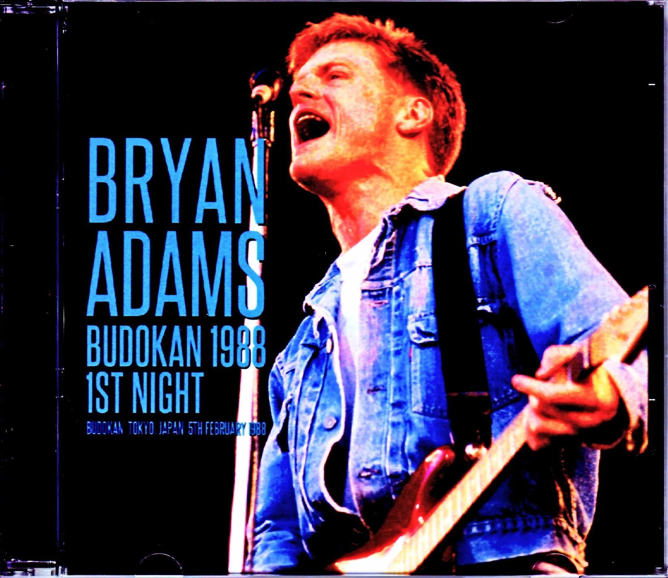 Bryan Adams ブライアン・アダムス/Tokyo,Japan 2.5.1988