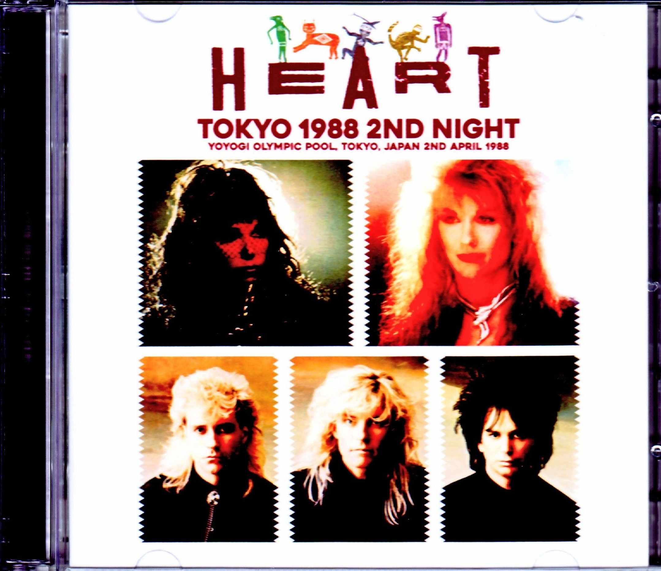 Heart ハート/Tokyo,Japan 4.2.1988