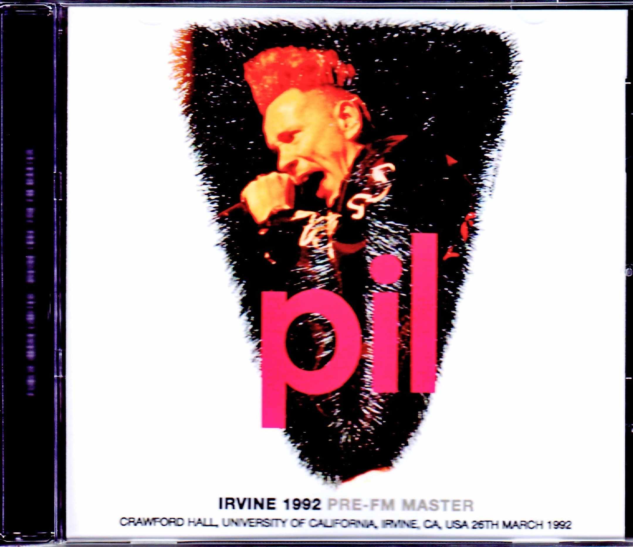 P.I.L. Public Image Limited パブリック・イメージ・リミテッド/CA,USA 1992
