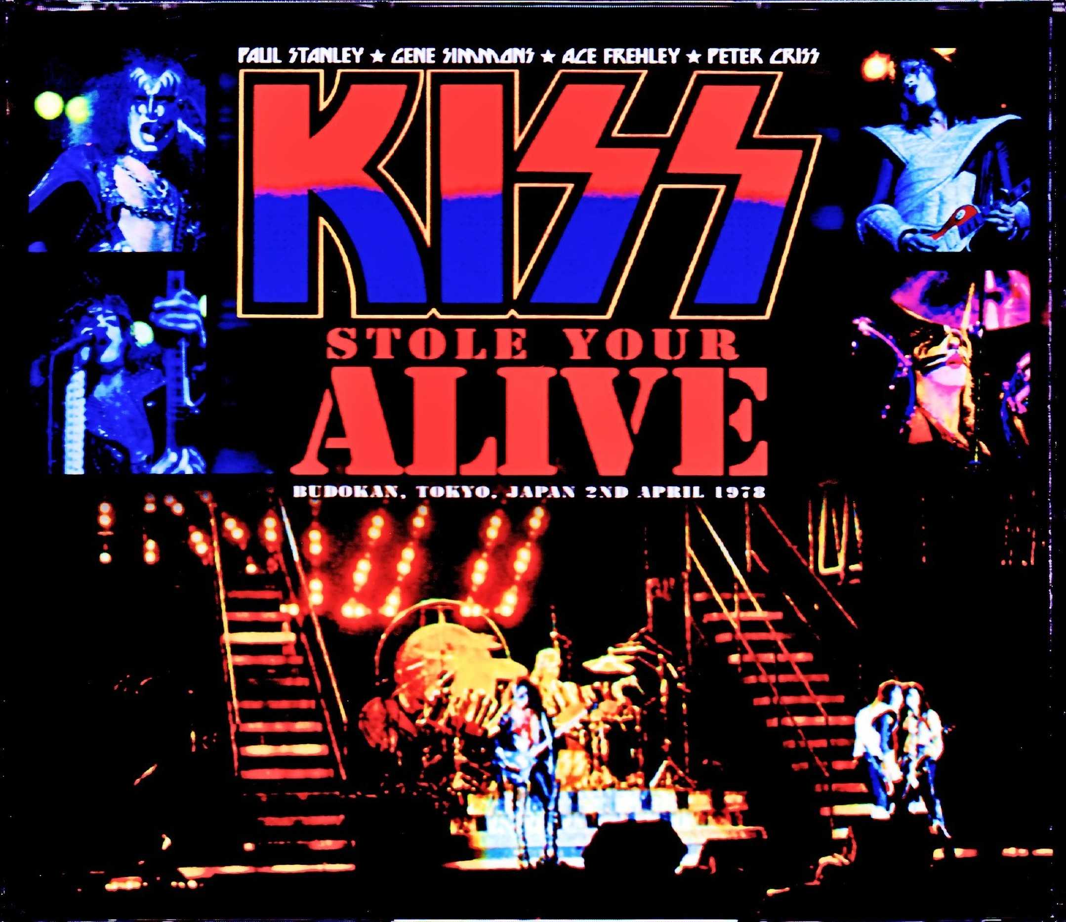 Kiss キッス/Tokyo,Japan 4.2.1978 from 2Diff Masters Complete