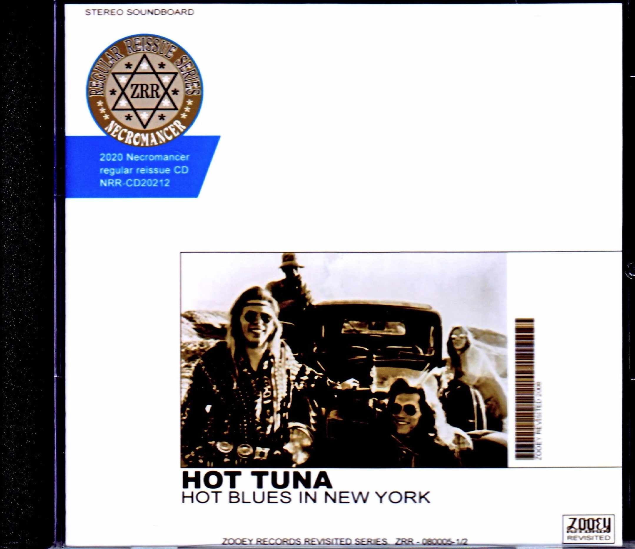 Hot Tuna ホット・ツナ/NY,USA 1972