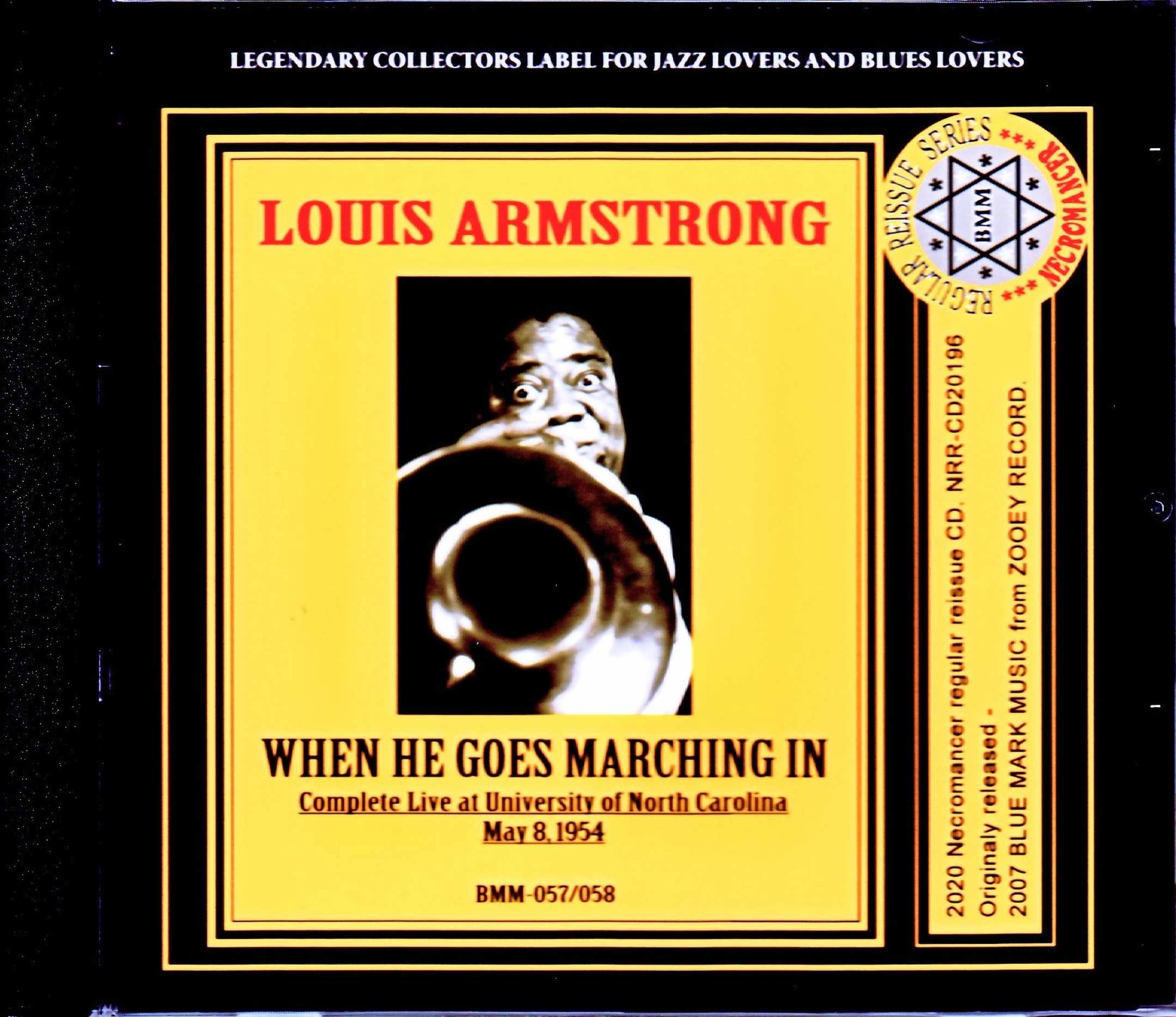 Louis Armstrong ルイ・アームストロング/NC,USA 1954
