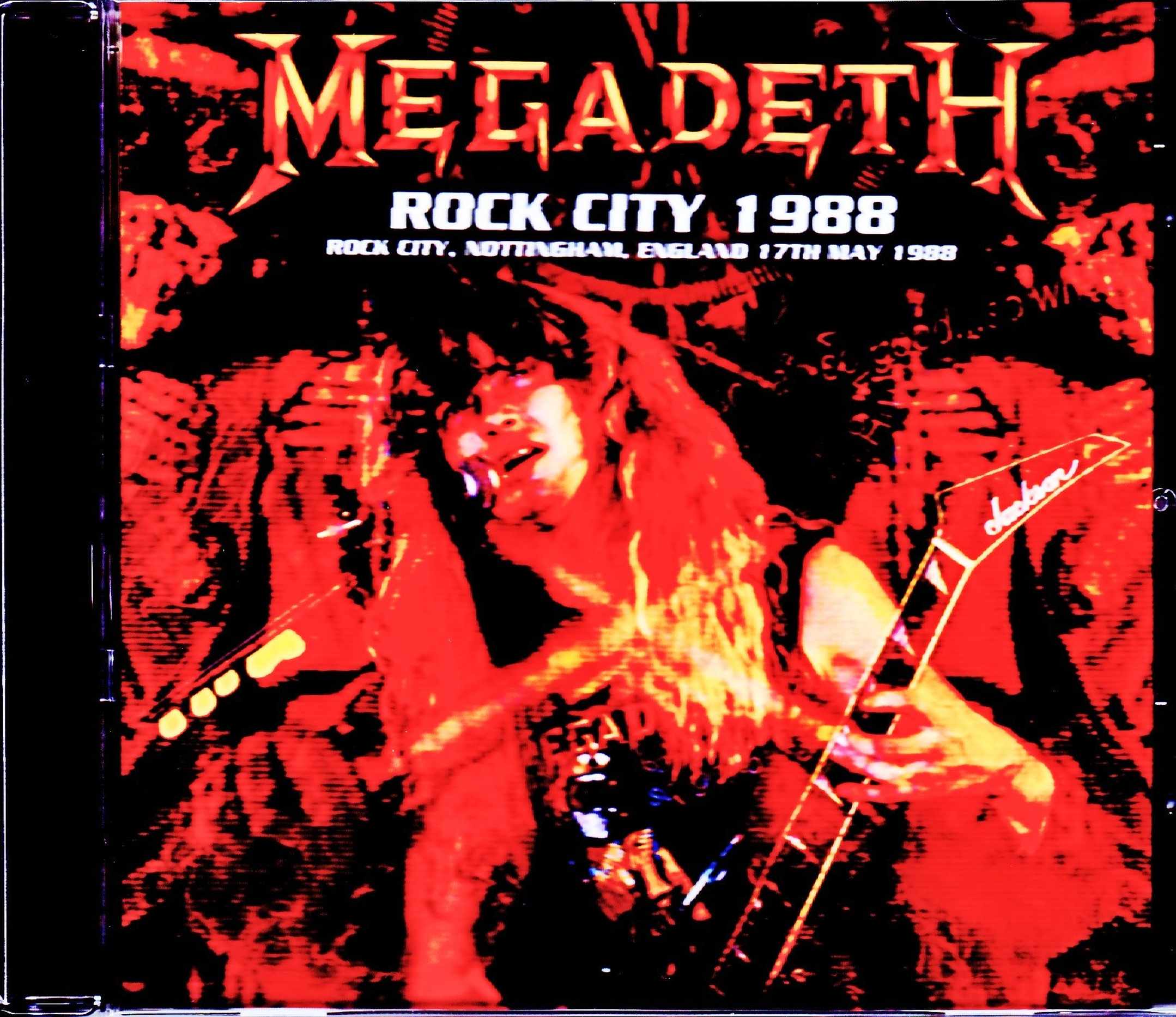 Megadeth メガデス/England,UK 5.17.1988