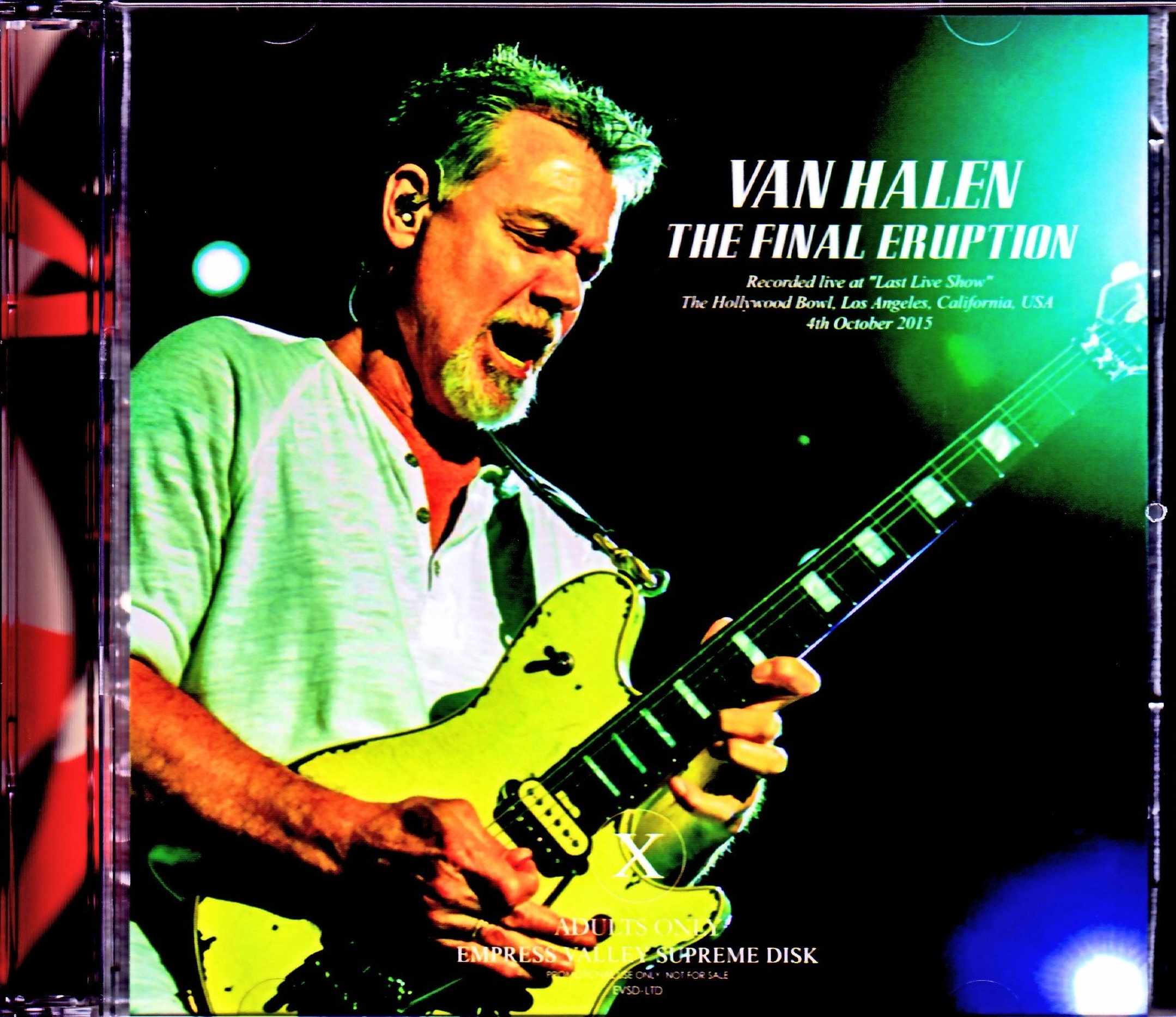 Van Halen ヴァン・ヘイレン/エディ・ラストライヴ 終焉 CA,USA 10.4.2015 S & V