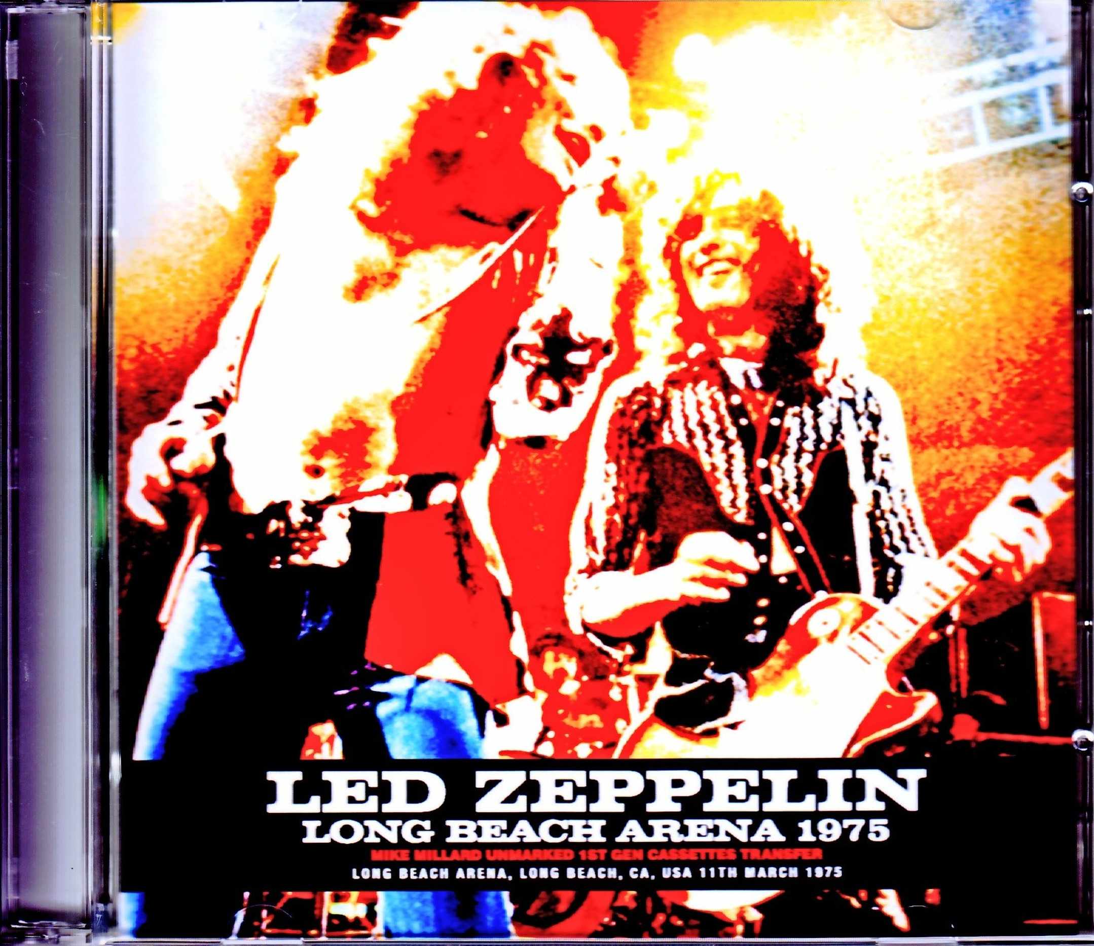 Led Zeppelin レッド・ツェッペリン/CA,USA 3.11.1975 Mike Millard Unmasked 1st Gen