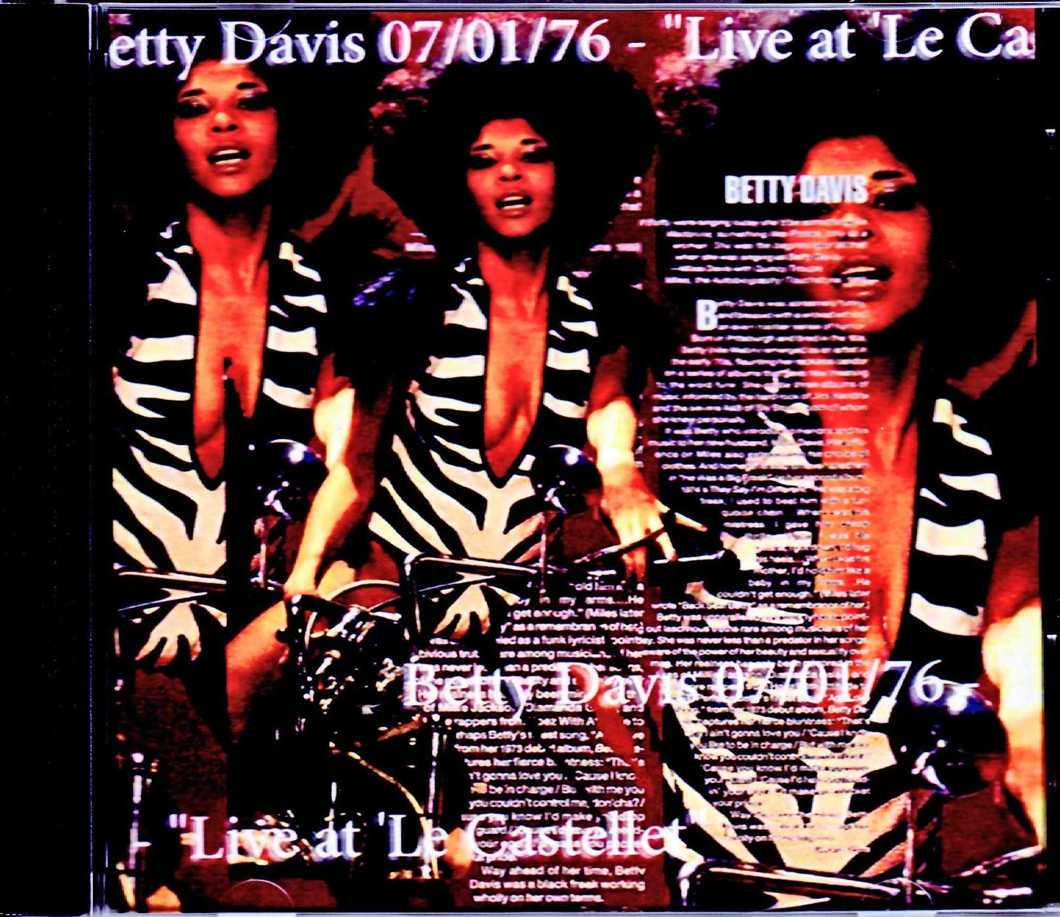 Betty Davis ベティ・デイビス/France 1976