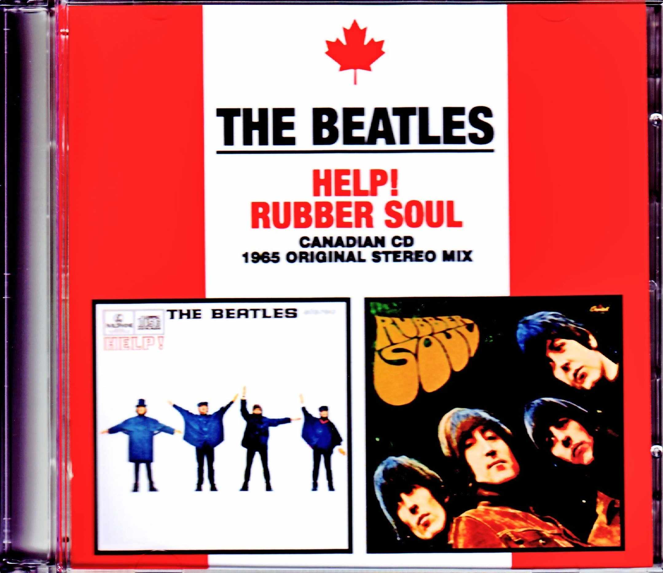 Beatles ビートルズ/ヘルプ！& ラバー・ソウル Help! Rubber Soul Cadadian CD 1995 Original Stereo Mix
