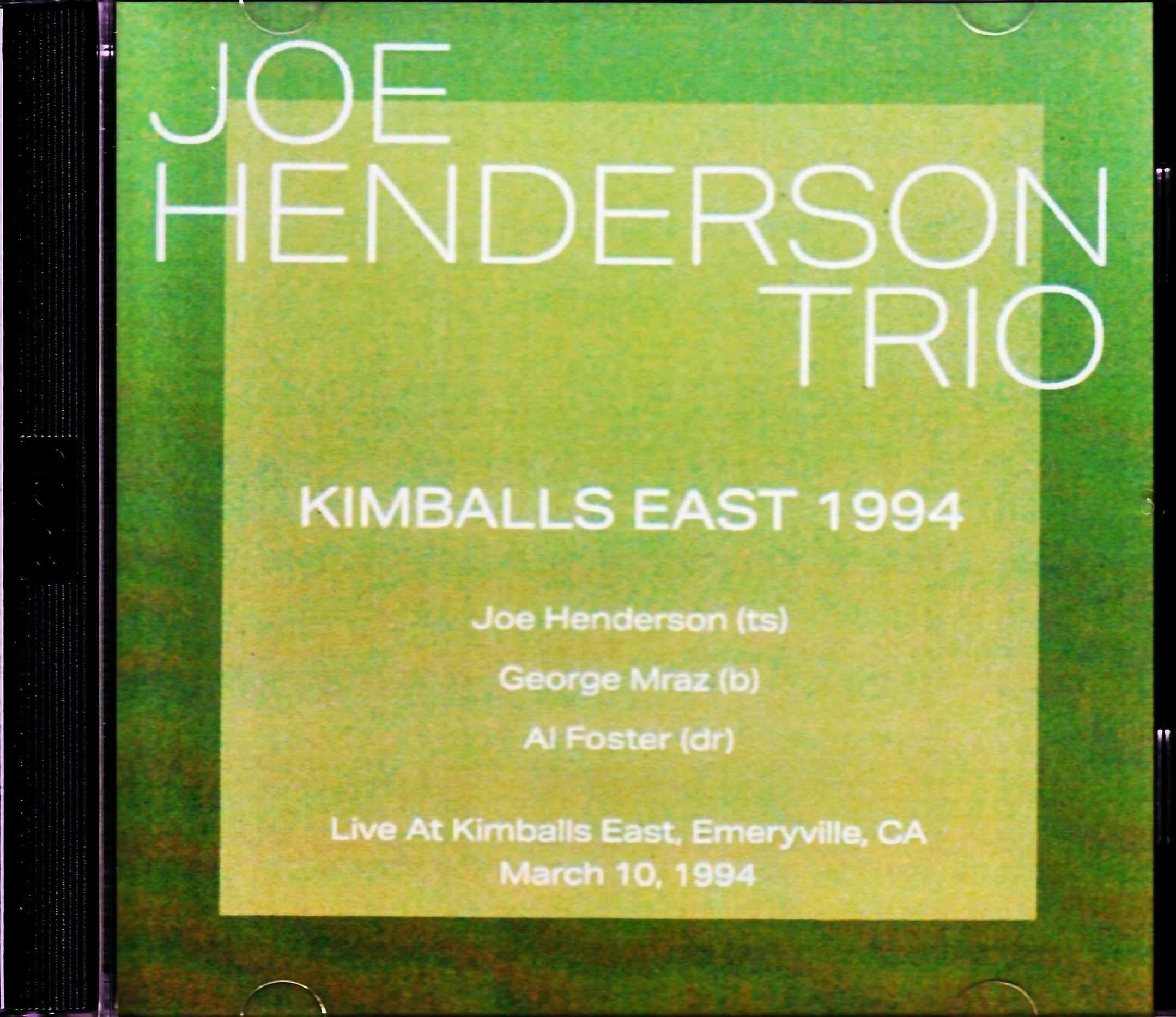 Joe Henderson Trio ジョー・ヘンダーソン/CA,USA 1994