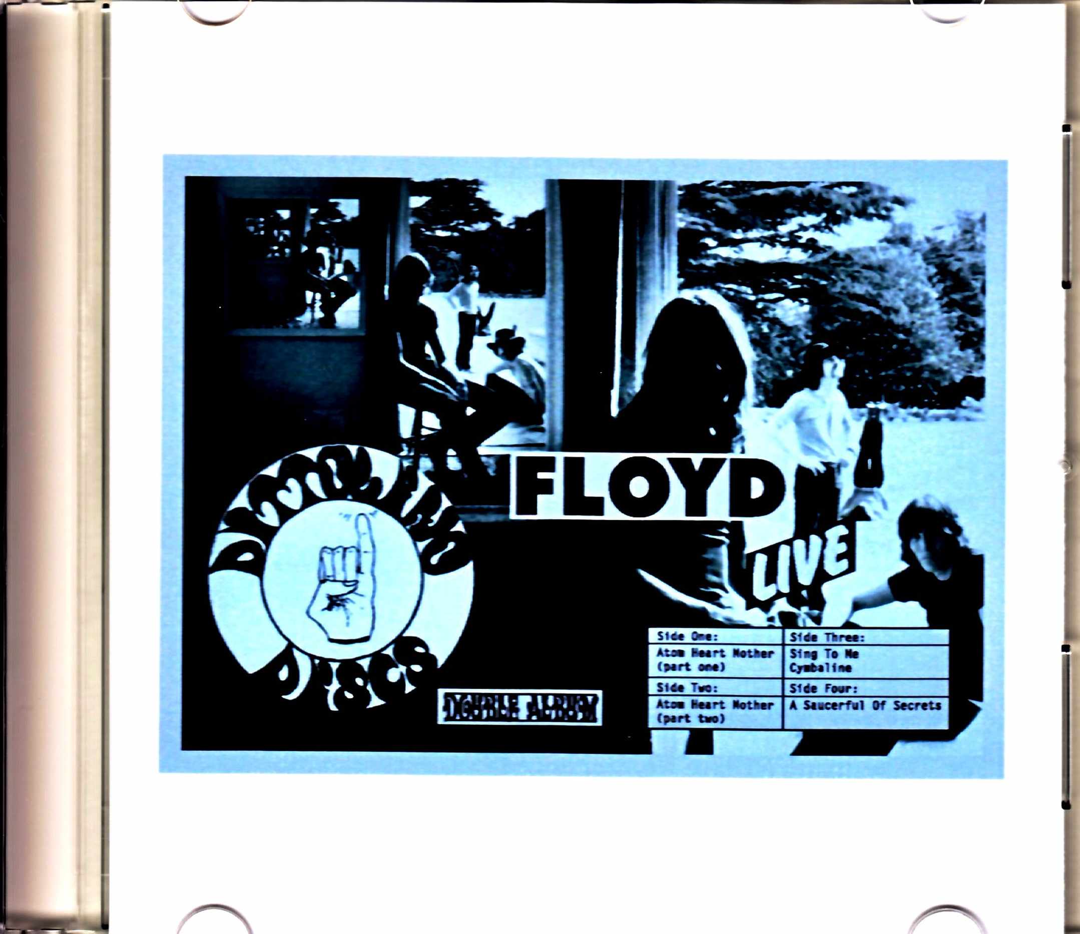 Pink Floyd ピンク・フロイド/Live CA,USA 10.23.1970 Original 2LP