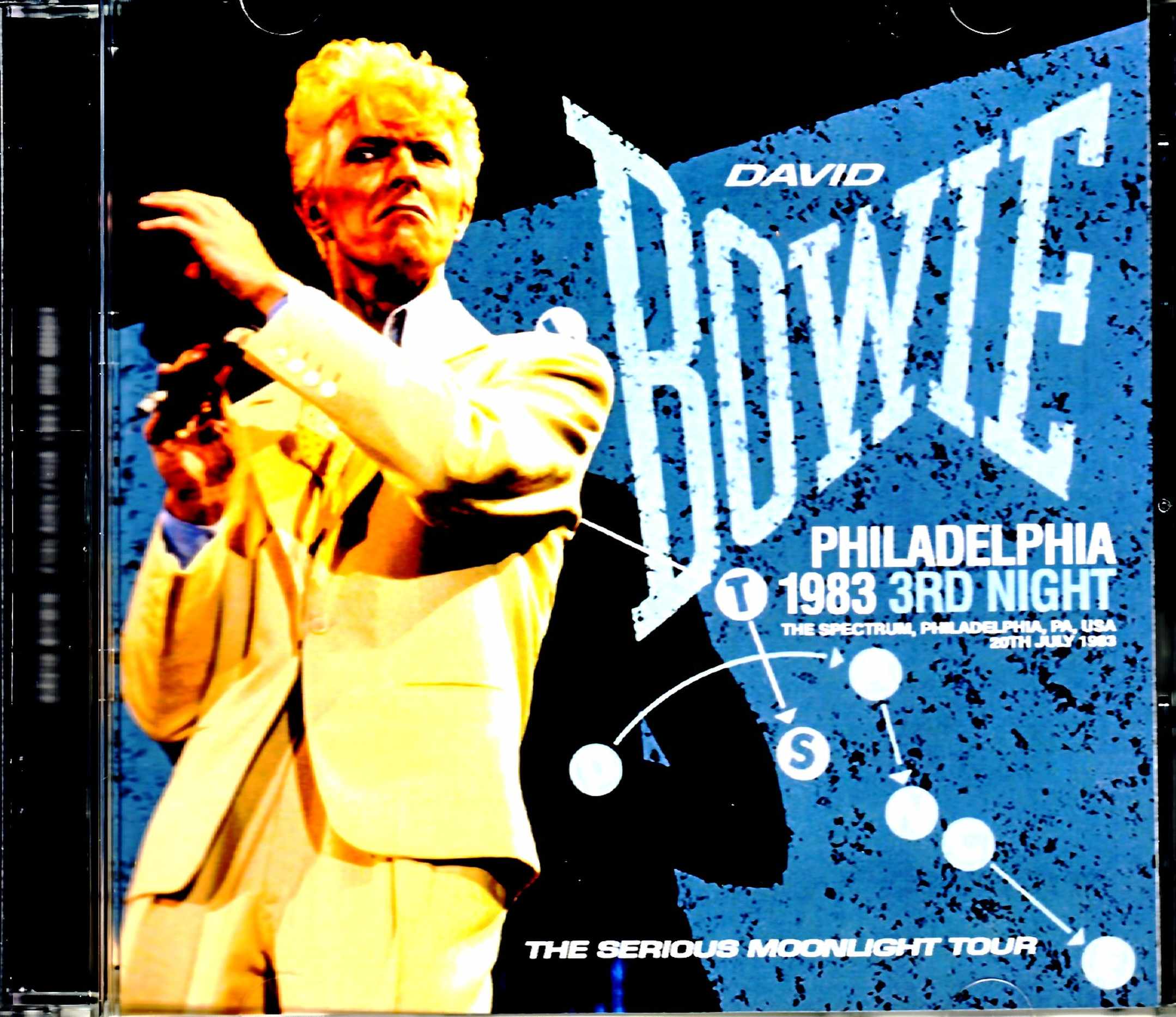 David Bowie デビッド・ボウイ/PA,USA 7.20.1983