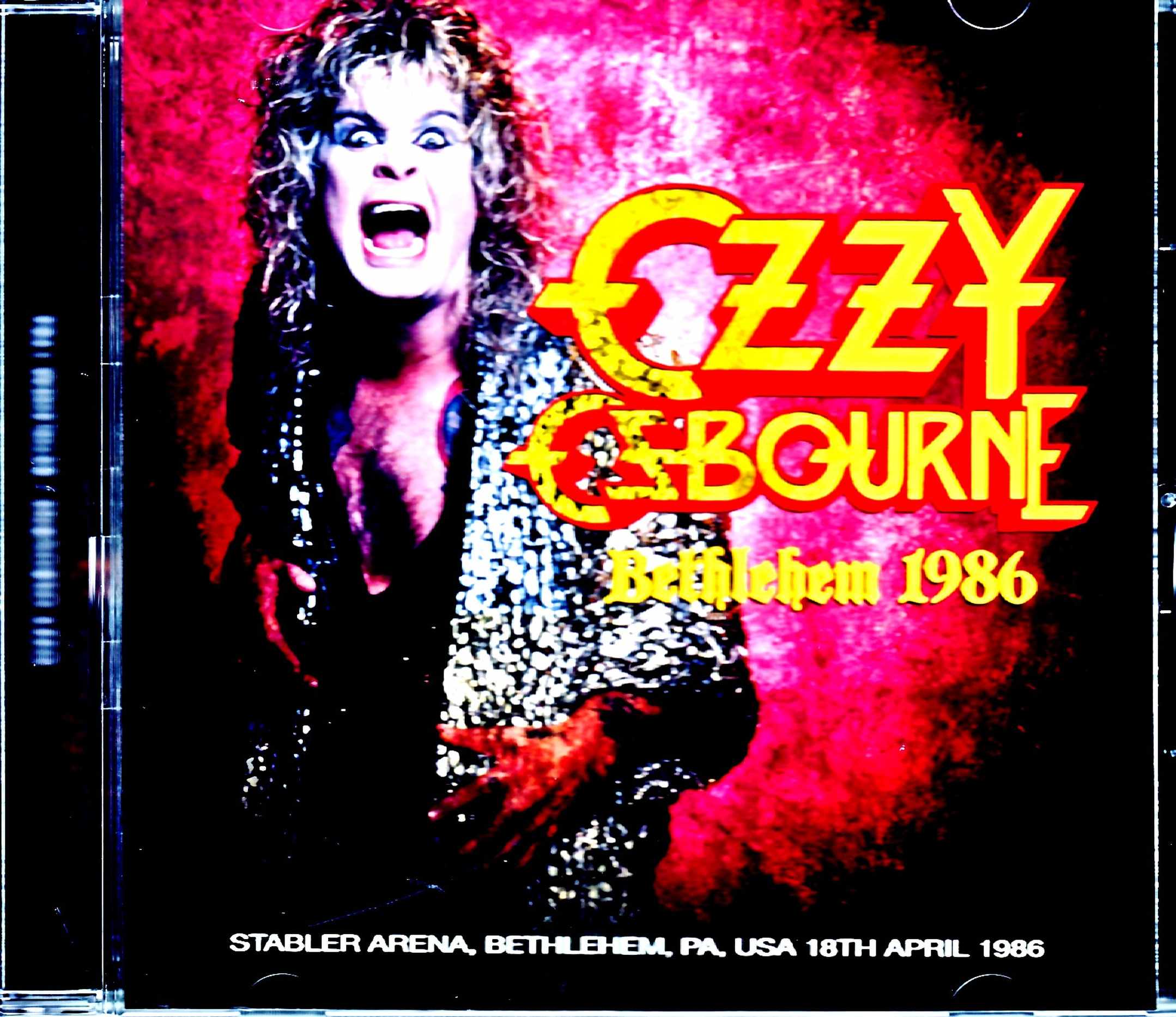 Ozzy Osbourne オジー・オズボーン/PA,USA 1986