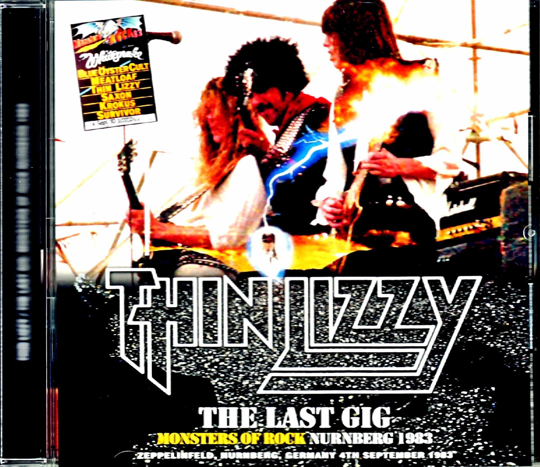 Thin Lizzy シン・リジィ/Germany 9.4.1983 1st Gen Master Tape