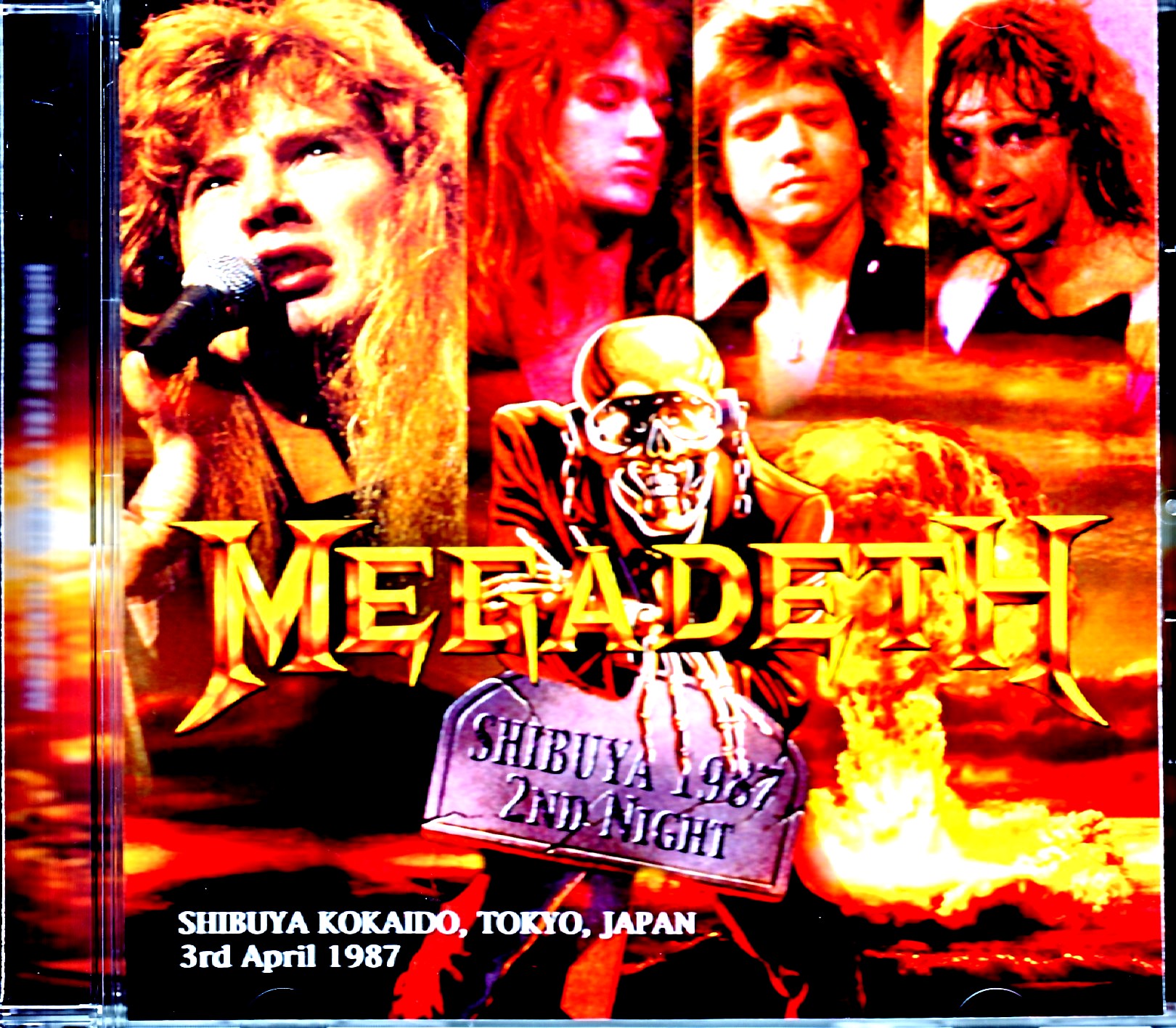 Megadeth メガデス/Tokyo,Japan 4.3.1987