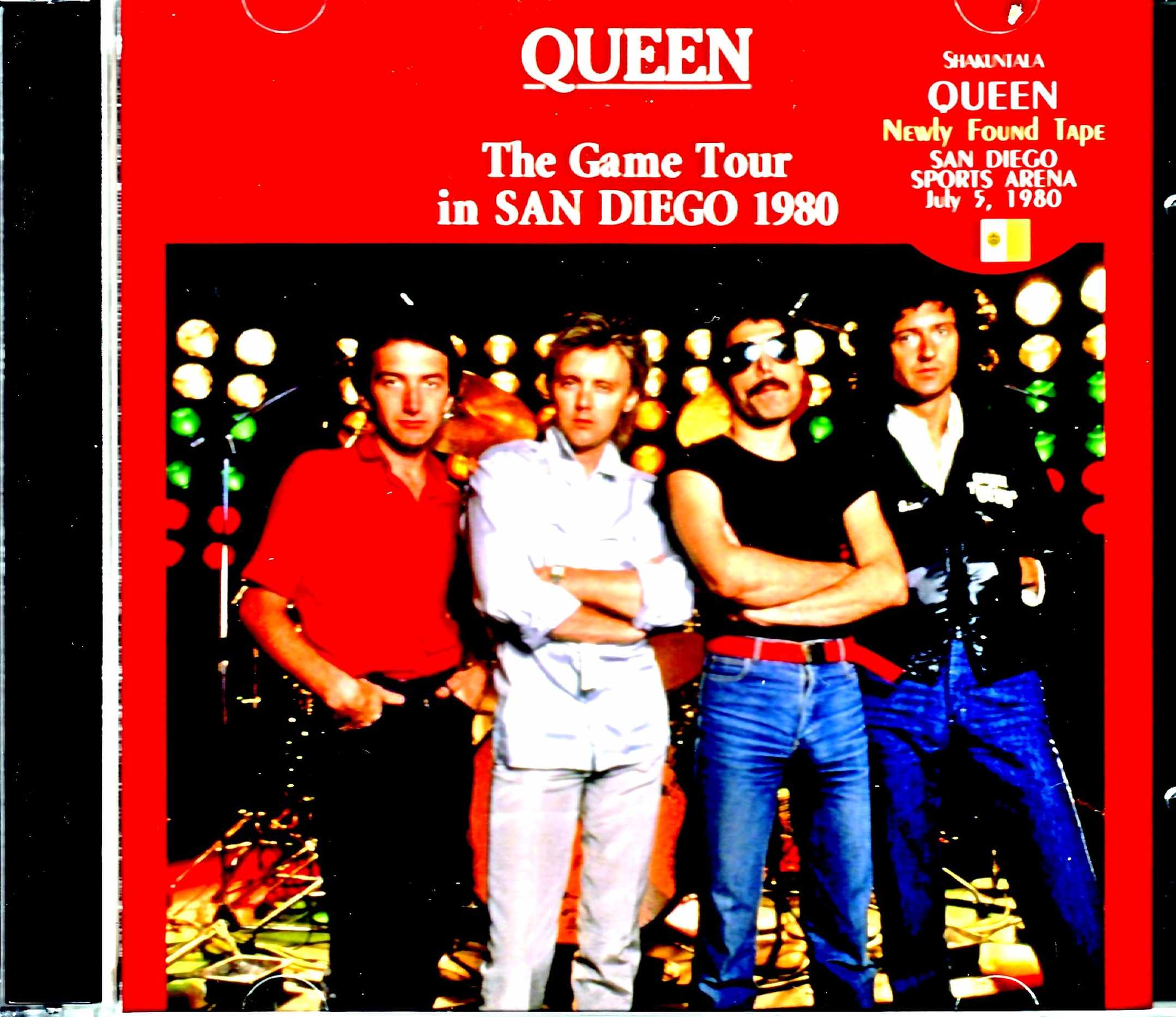 Queen クィーン/サンディエゴ公演 1980年 CA,USA 7.5.1980