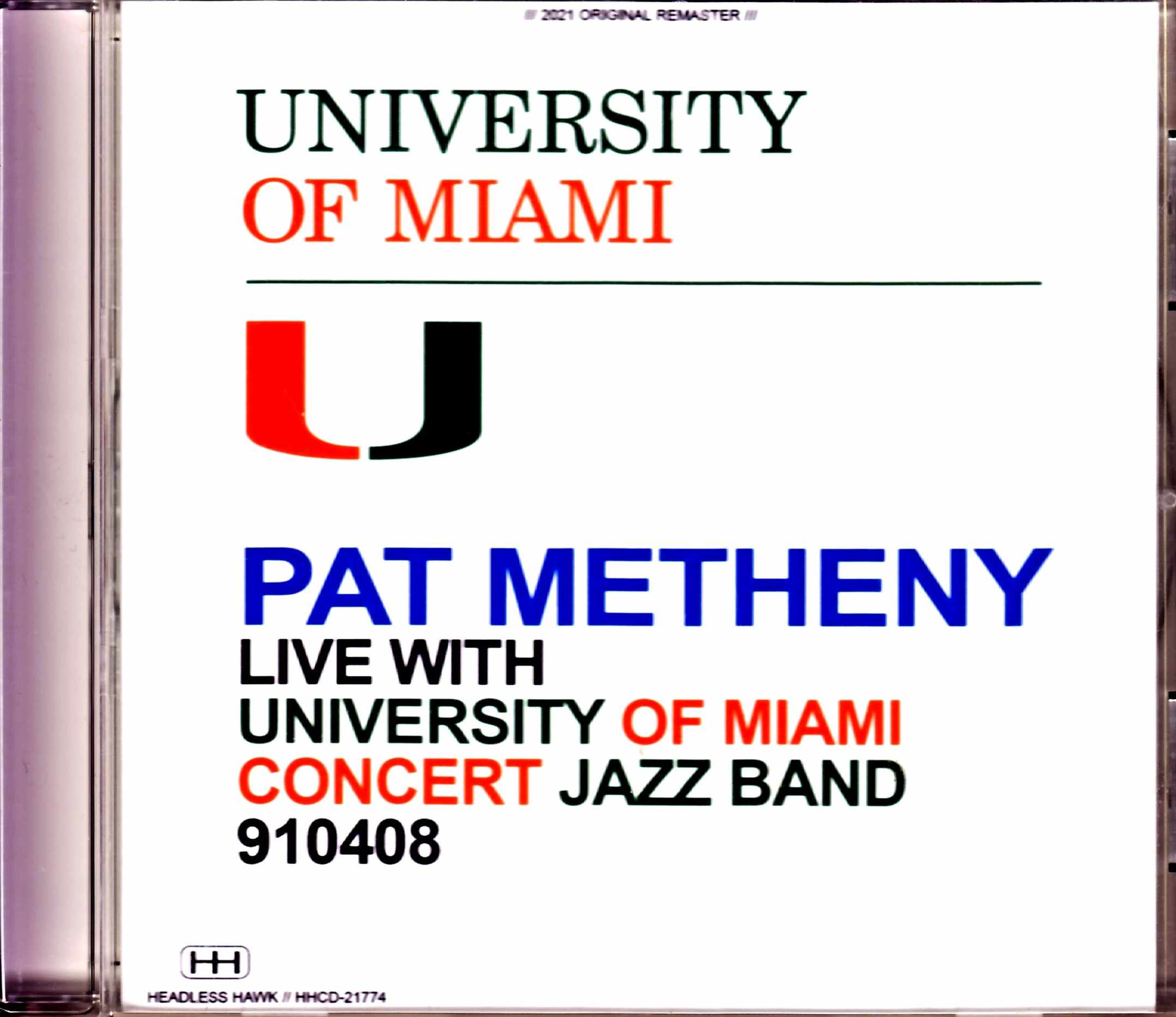 Pat Metheny with University of Miami Concert Jazz Band パット・メセニー/FL,USA 1991