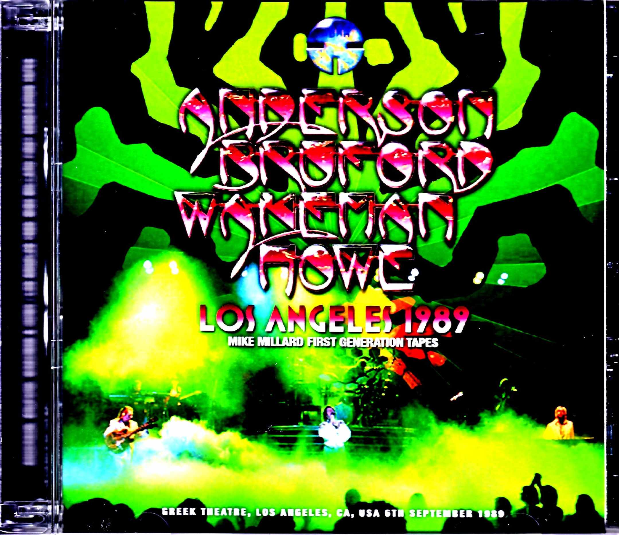 Anderson,Bruford,Wakeman,Howe Yes イエス/CA,USA 1989 Mike Millard 1st Generation Tapes