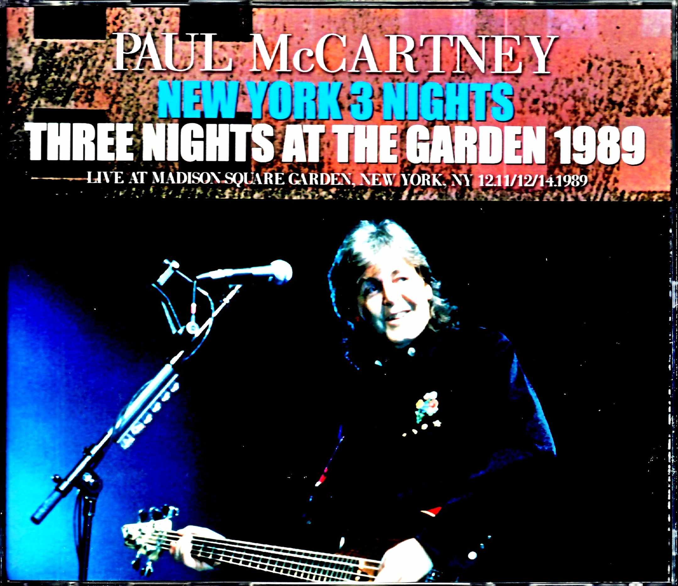 Paul McCartney ポール・マッカートニー/NY,USA 1989 3Days Complete